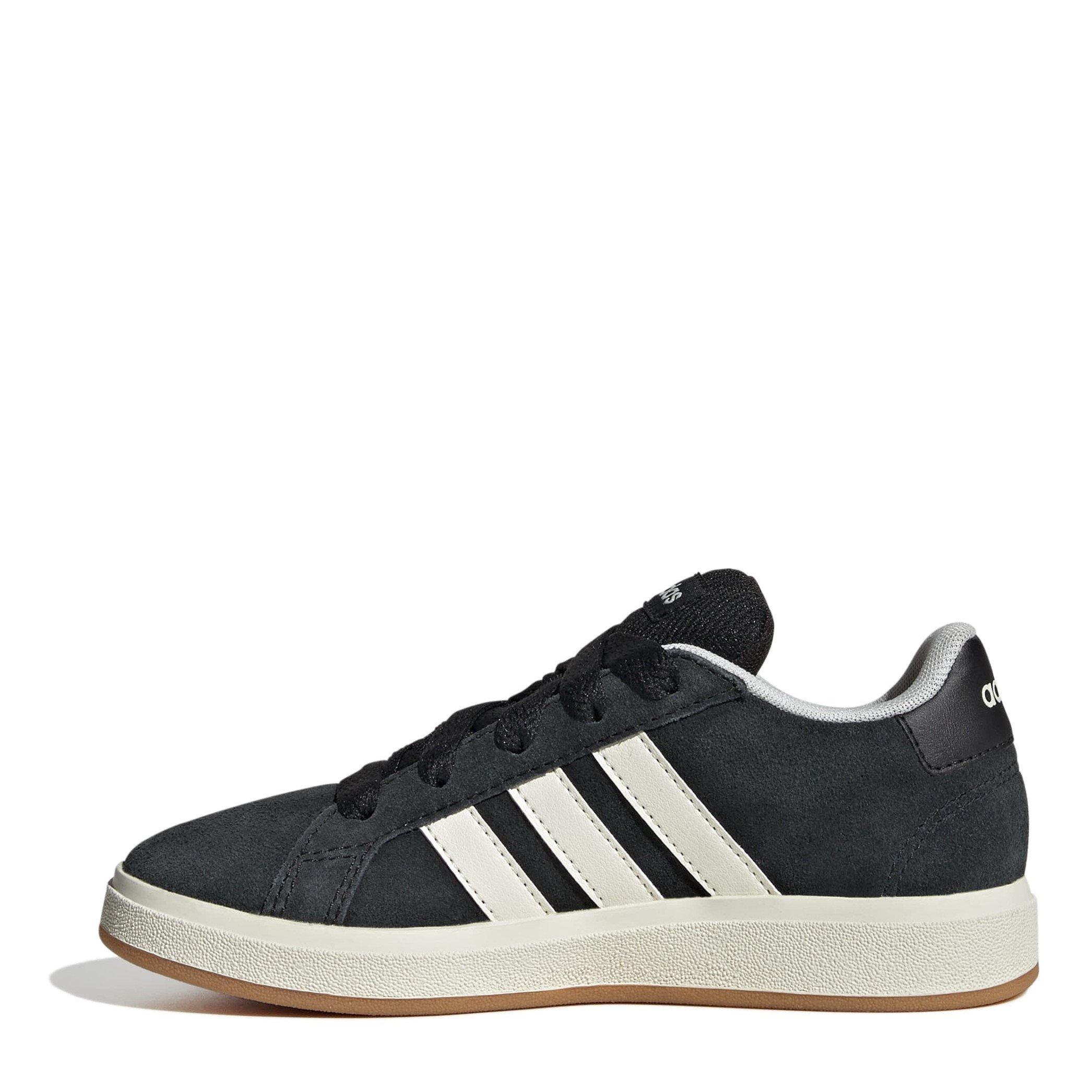 Black/Gum - adidas - Grand Court 00s Trainers Juniors - 2