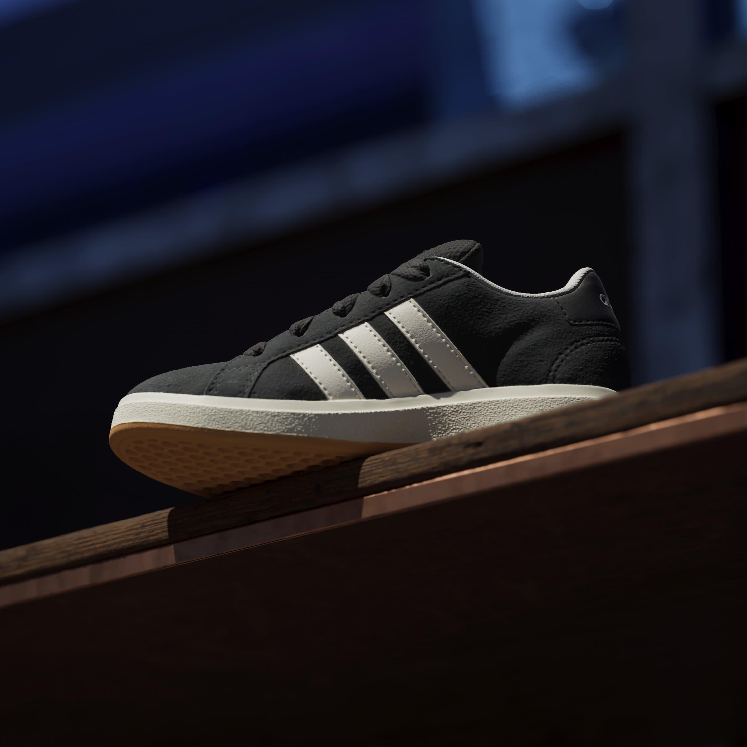 Black/Gum - adidas - Grand Court 00s Trainers Juniors - 15