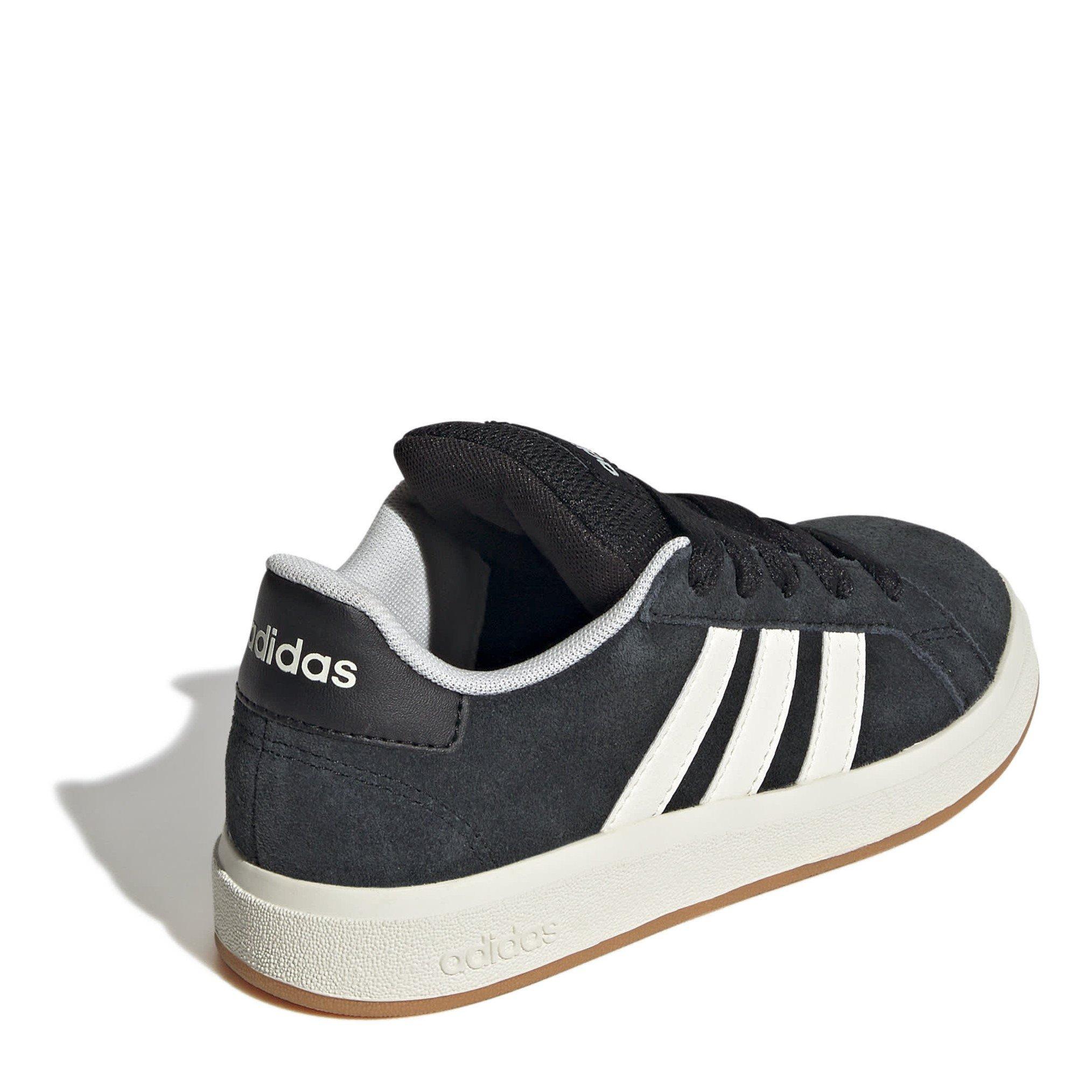 Black/Gum - adidas - Grand Court 00s Trainers Juniors - 4