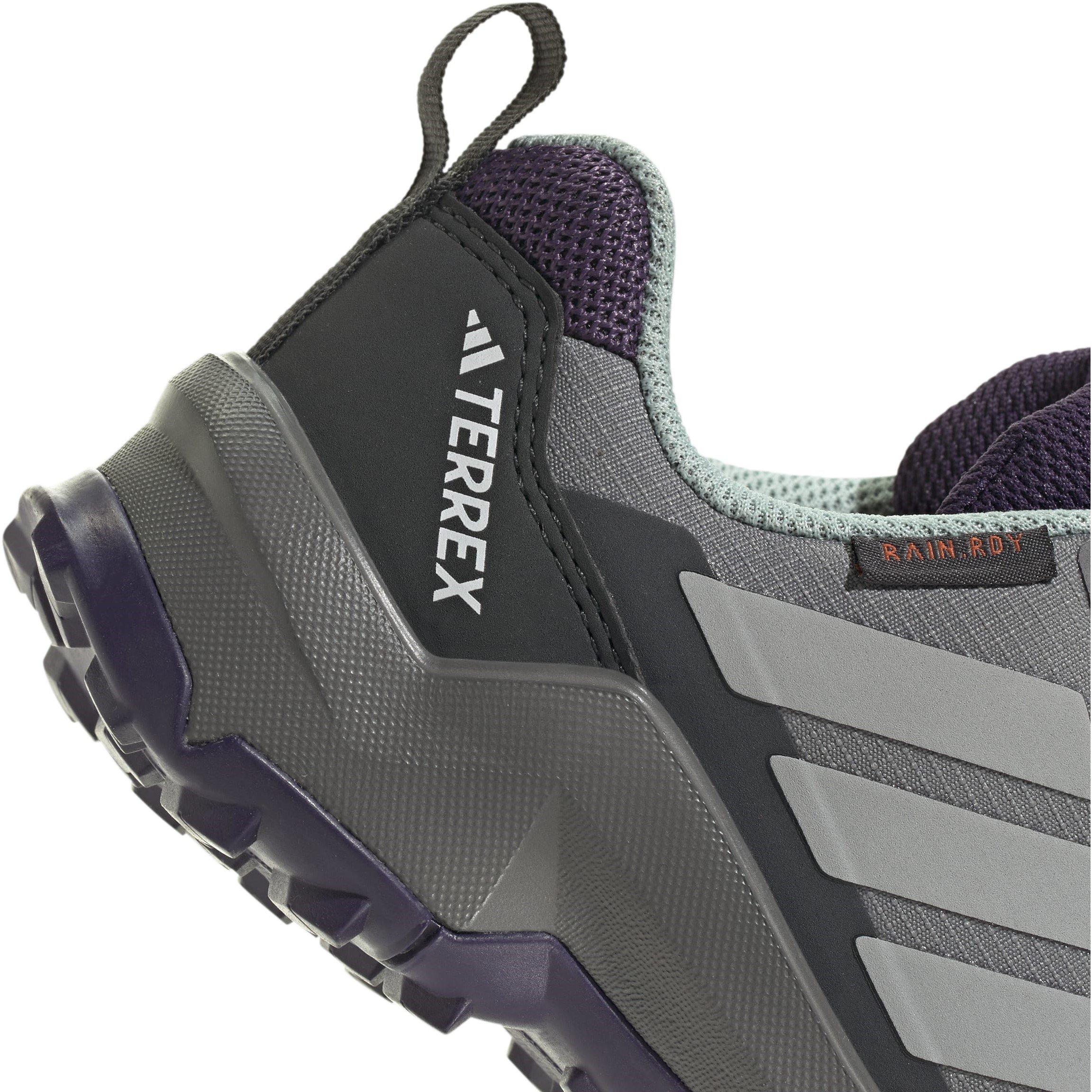 Cinza/Azul-água - adidas - Terrex AX4r Hiking Shoes Juniors - 8