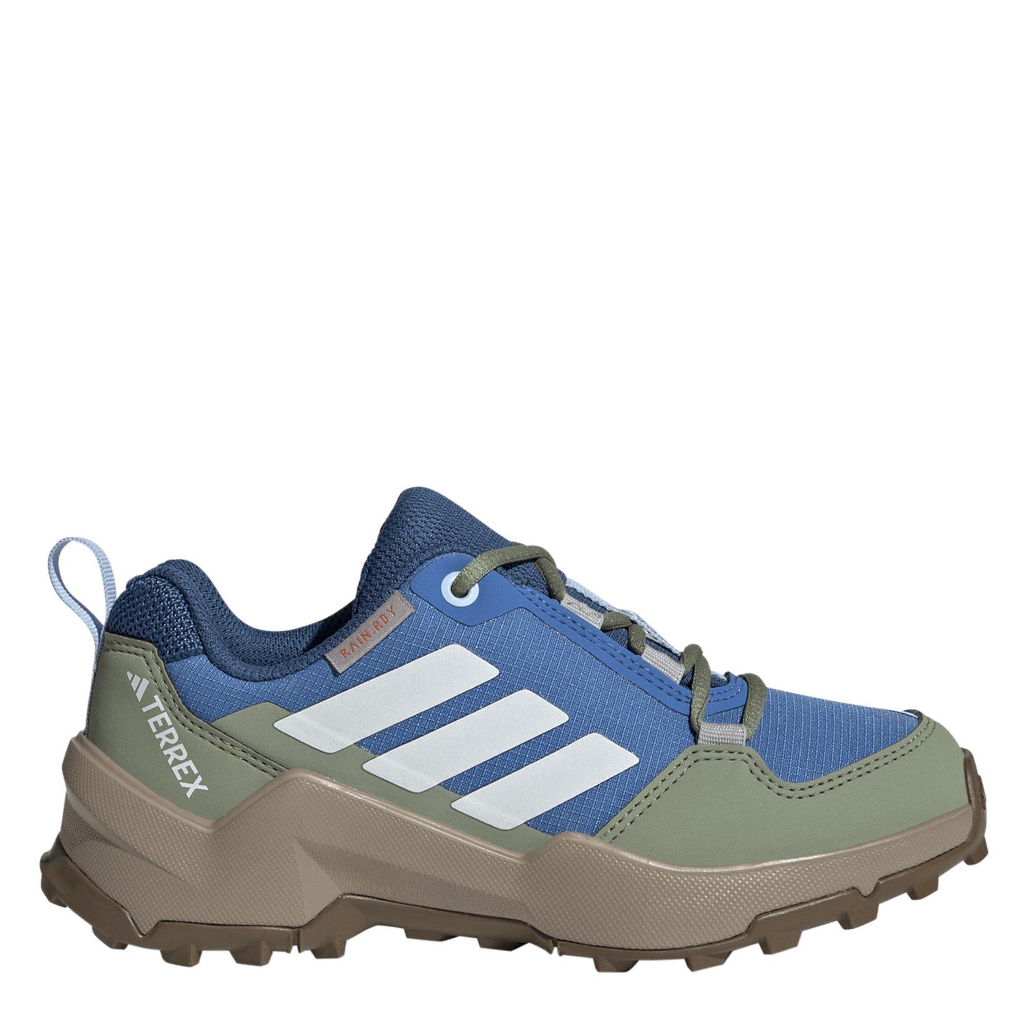 Adidas Boys Terrex Ax4r Hiking Shoes Juniors - Blue/Wht/Green - 4 (36.5)