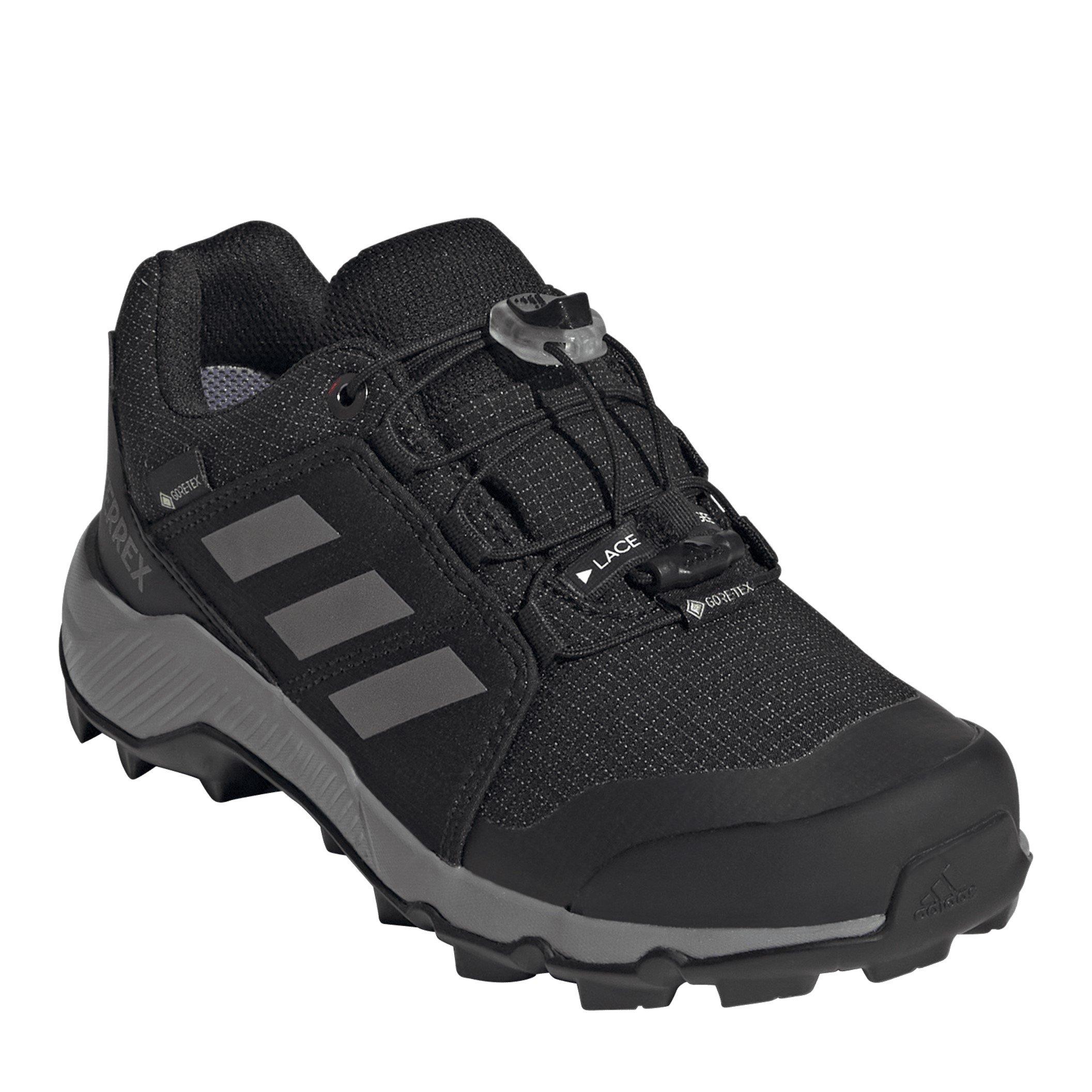 Core Black - adidas - Terrex GORE-TEX Hiking Shoes Junior - 3
