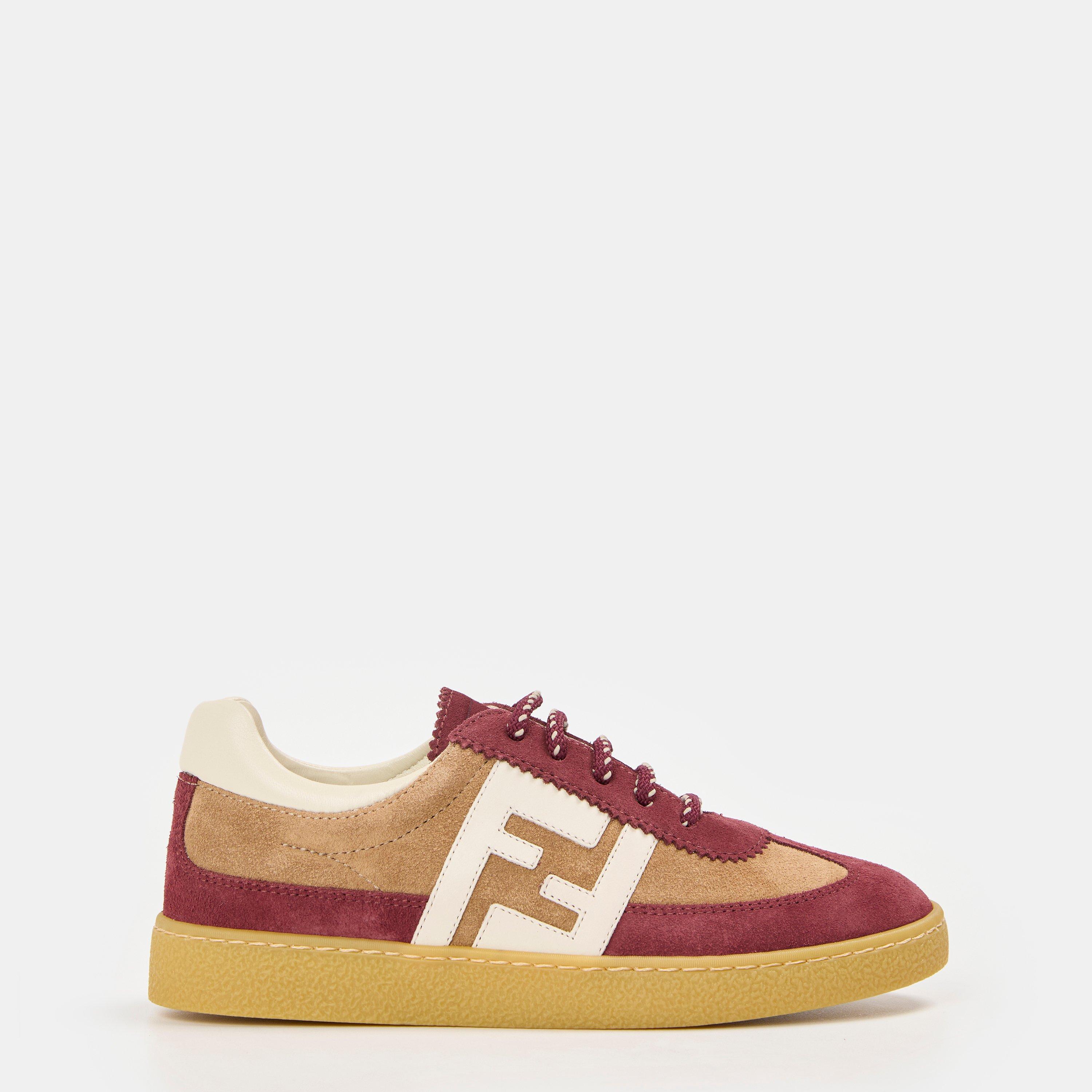 Fendi FF Trainers Juniors - Beig/Red F1T0D - Size 5 (38)