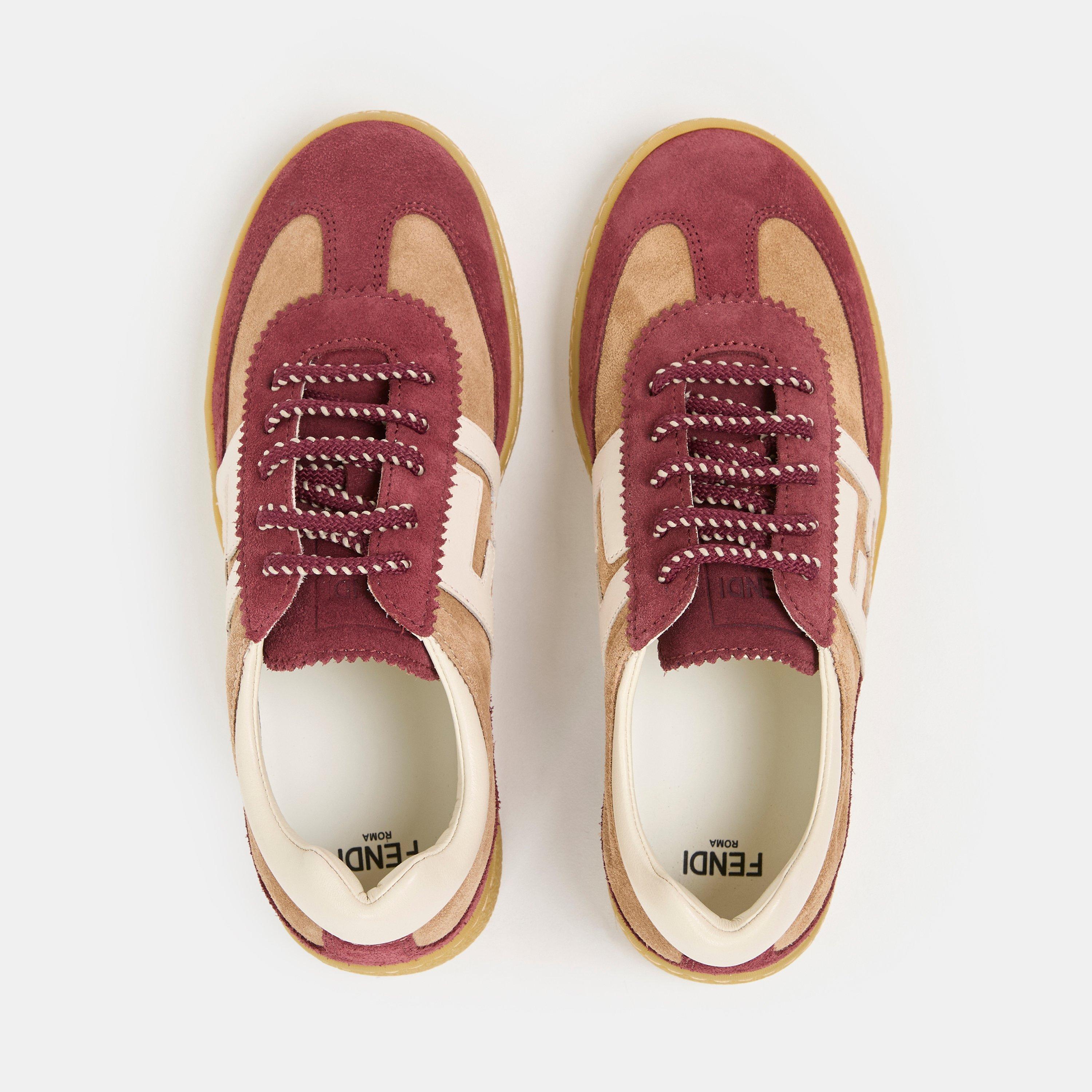 Beig/Red F1T0D - Fendi - FF Trainers Juniors - 4