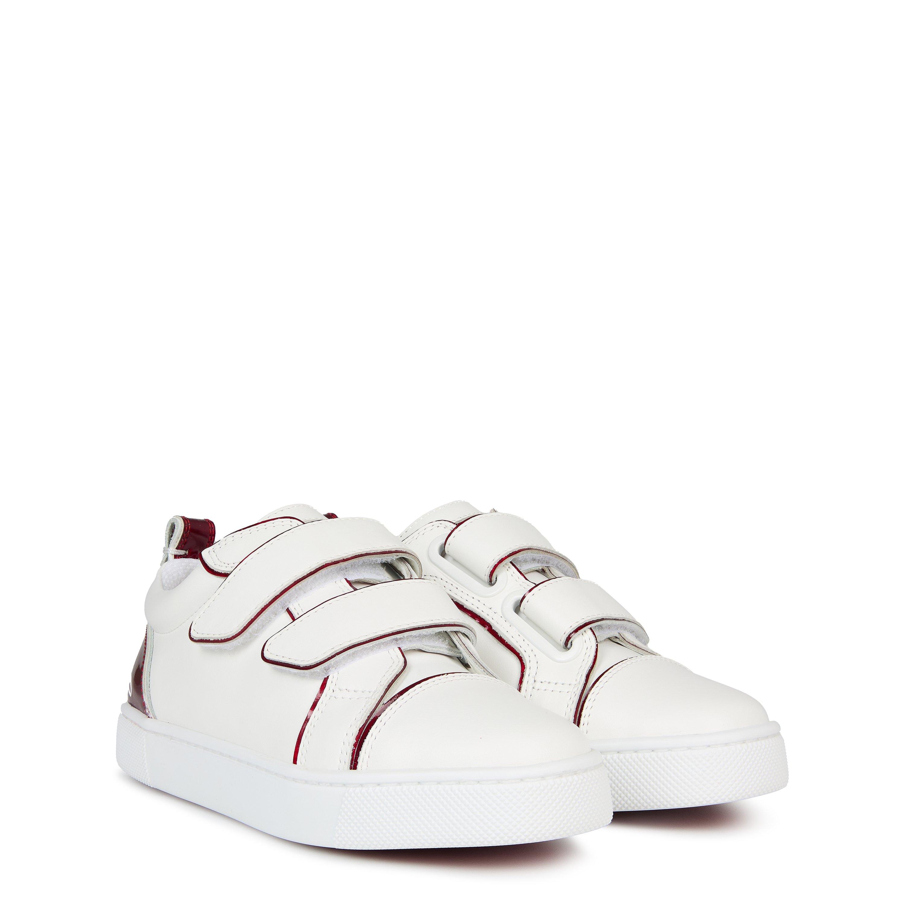 Wht Red Q647 - Christian Louboutin - Funny To Strap Sneakers Juniors - 3