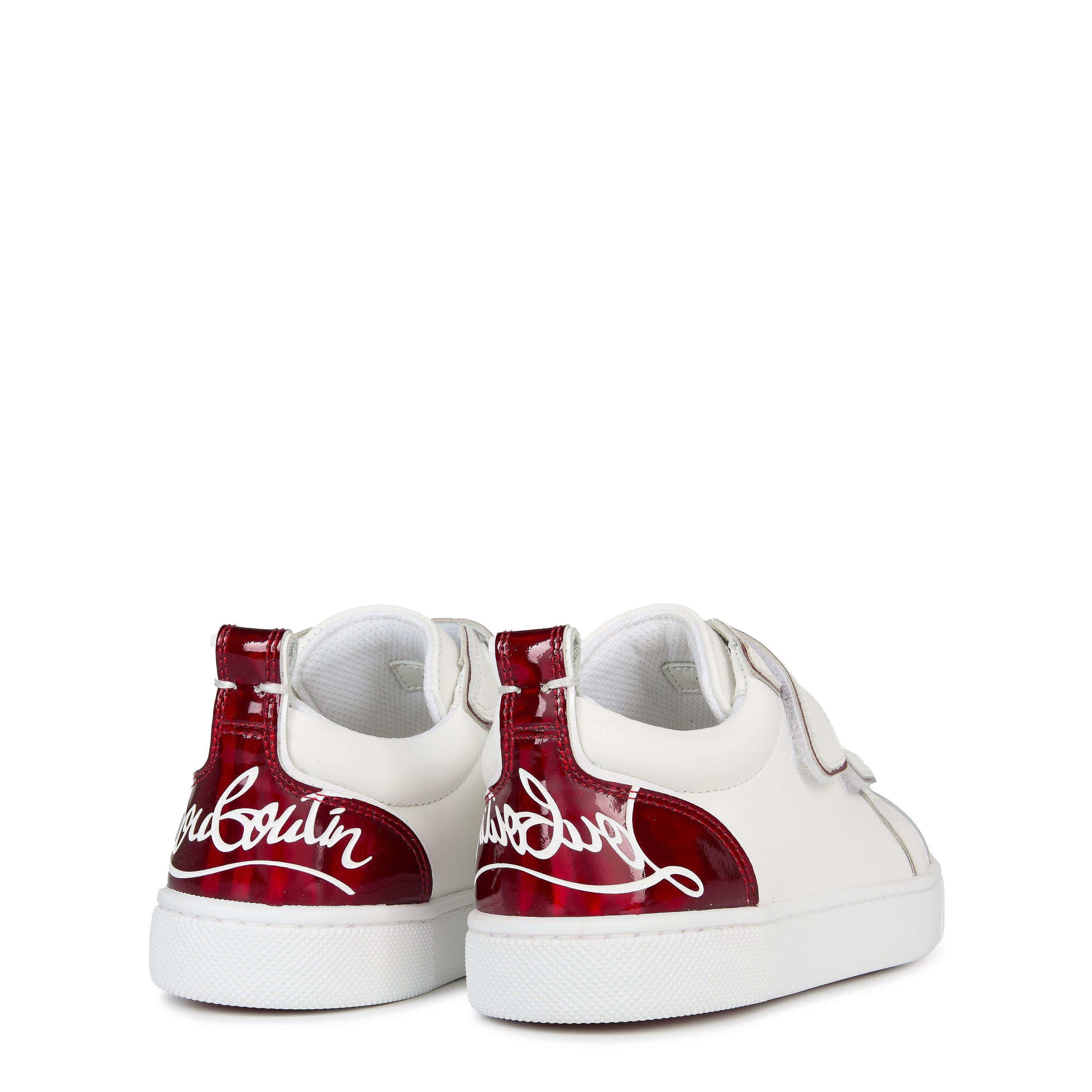 Wht Red Q647 - Christian Louboutin - Funny To Strap Sneakers Juniors - 4