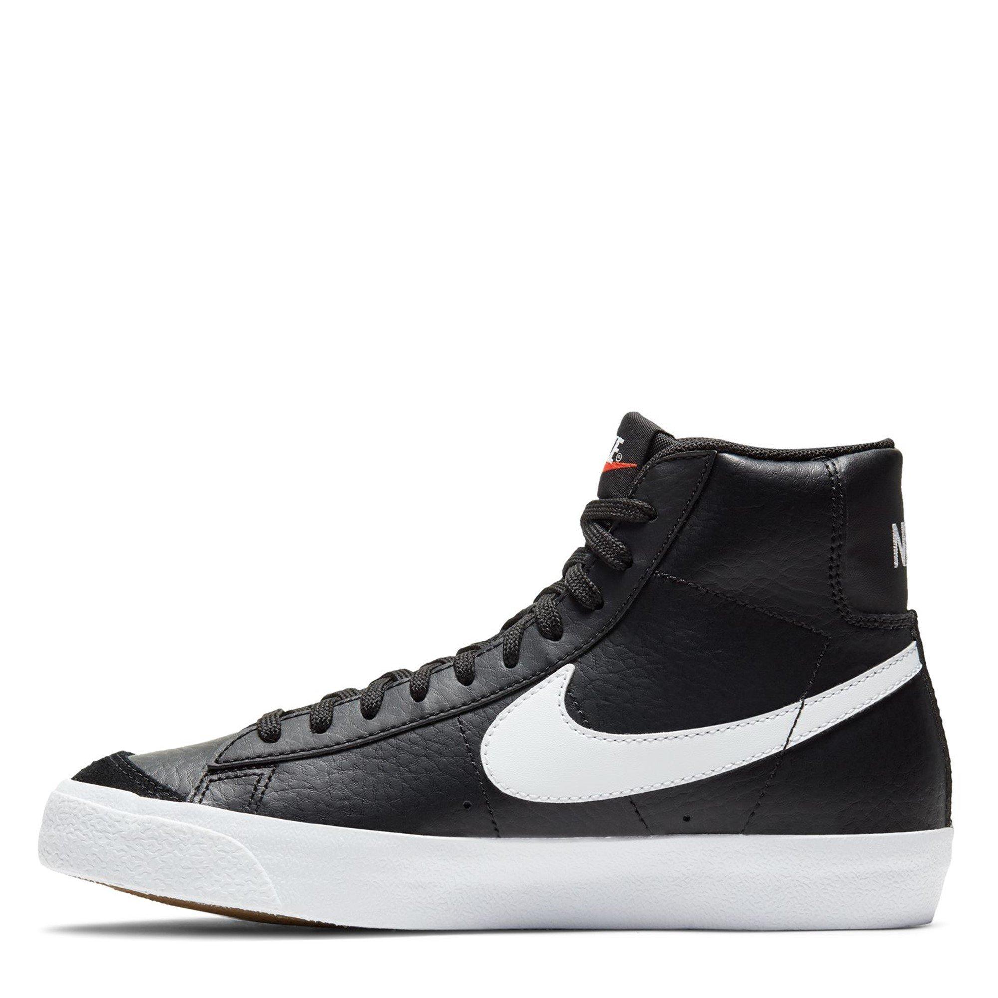 Schwarz/Weiß - Nike - Blazer Mid '77 Big Kids' Shoes - 2