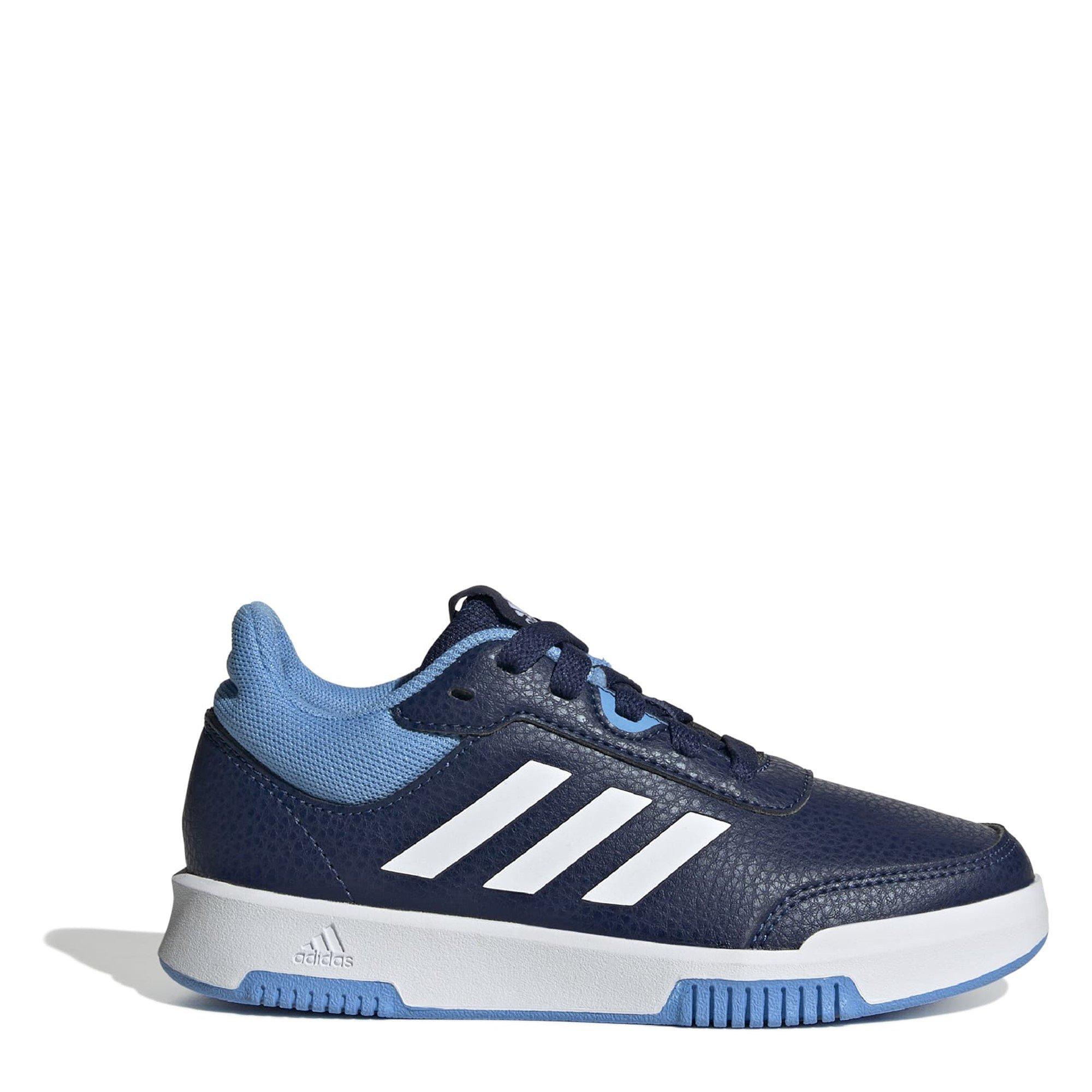 Adidas Boys Tensaur 3 Junior Trainers - Navy/White - 4 (36.7)