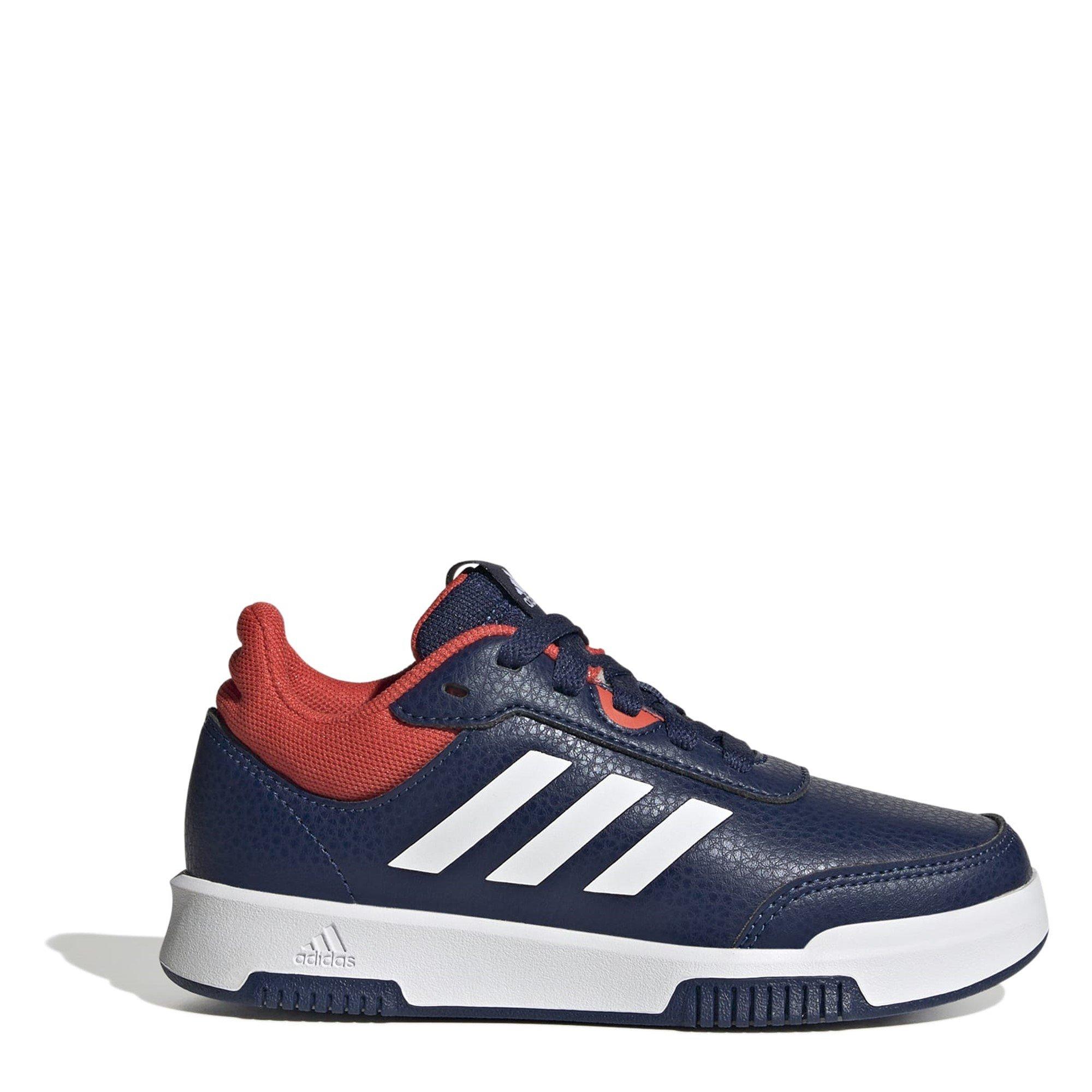Adidas Boys Tensaur 3 Junior Trainers - Navy/Red - 5 (38)