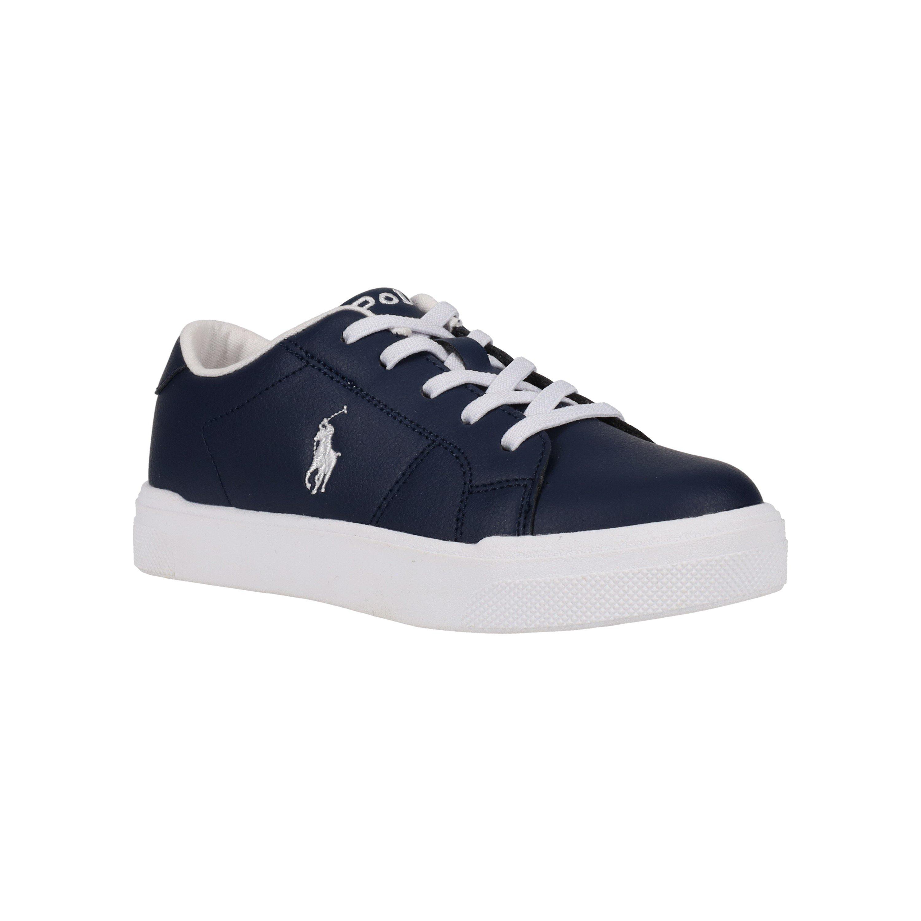 Polo Ralph Lauren  Navy/White Juniors Sutton Low-Top Trainers - 6 (39)