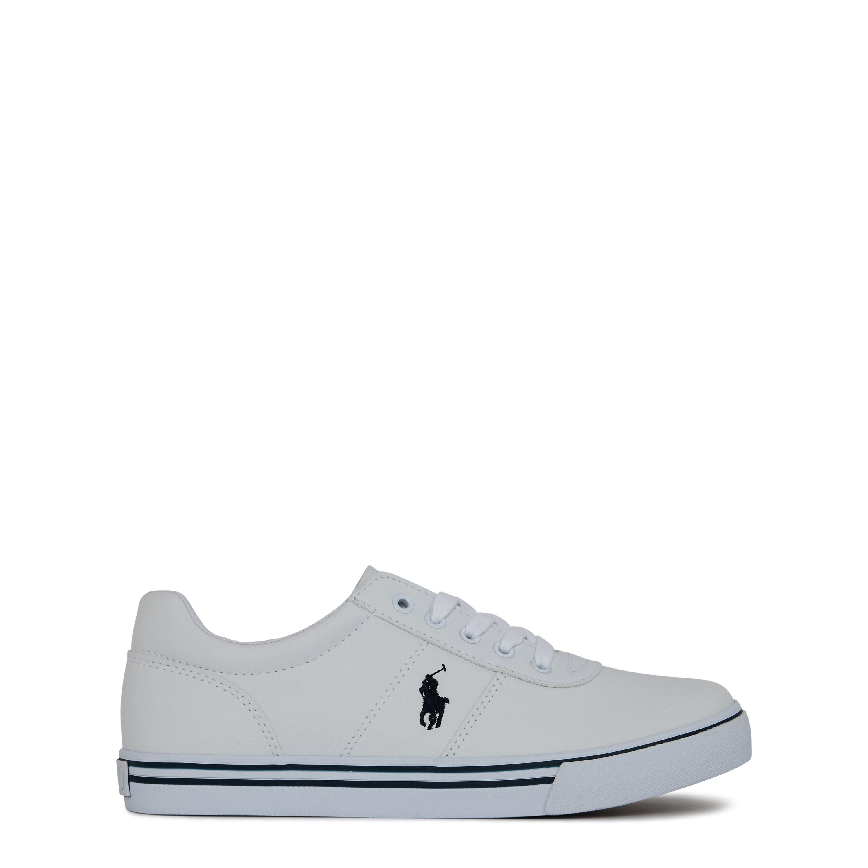 Polo Ralph Lauren Boys Hanford Iii Low-Top Trainers - White/Navy - 3 (34.5)