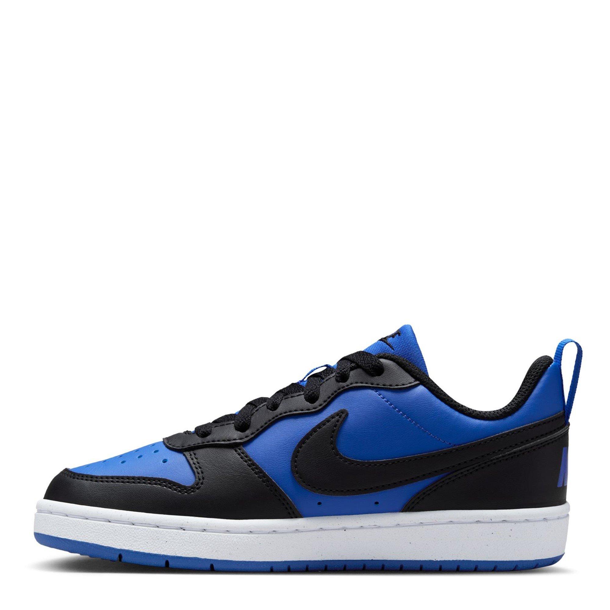 G.Royal/Blk-Wht - Nike - Nike Borough Recraft Junior Shoes - 2