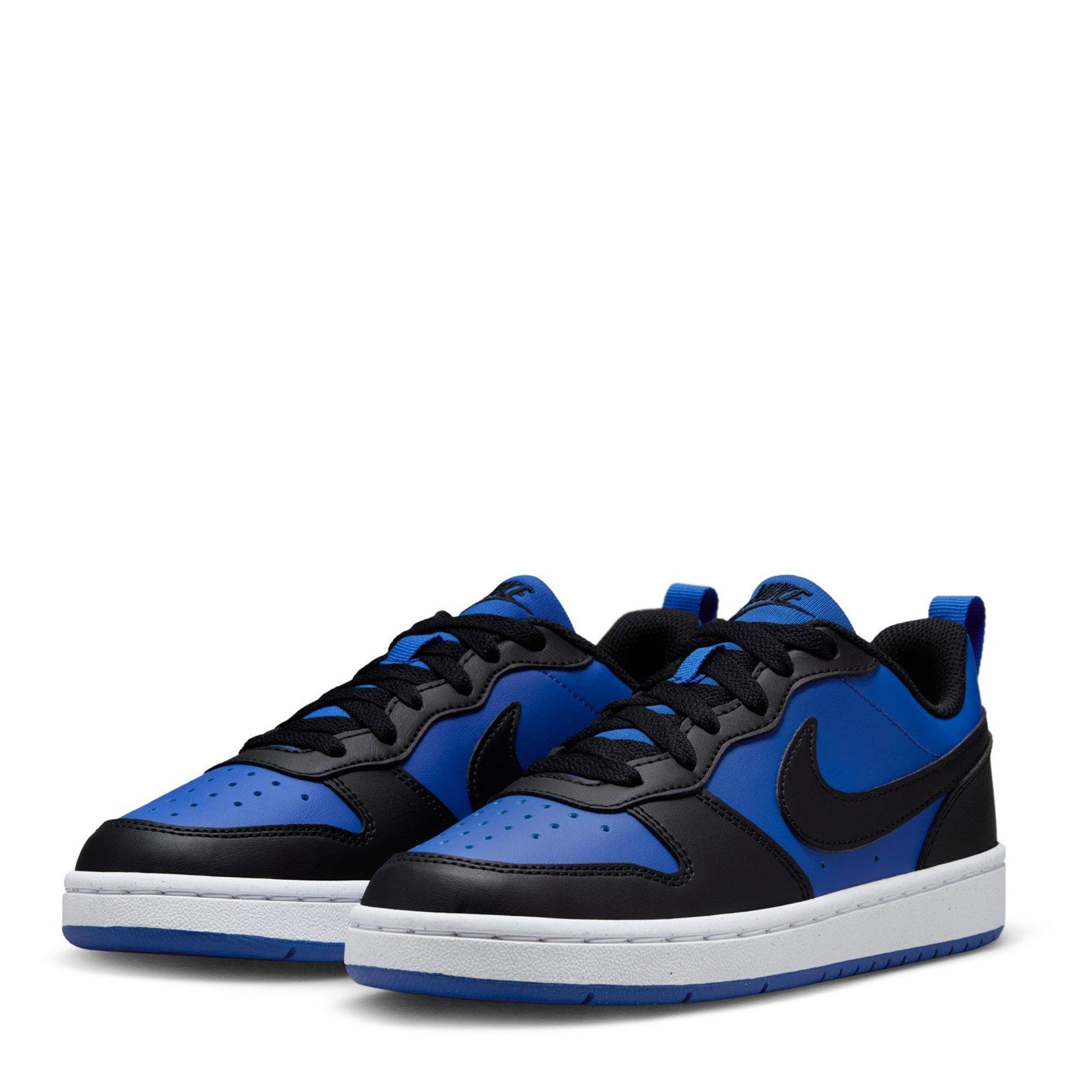 G.Royal/Blk-Wht - Nike - Nike Borough Recraft Junior Shoes - 3