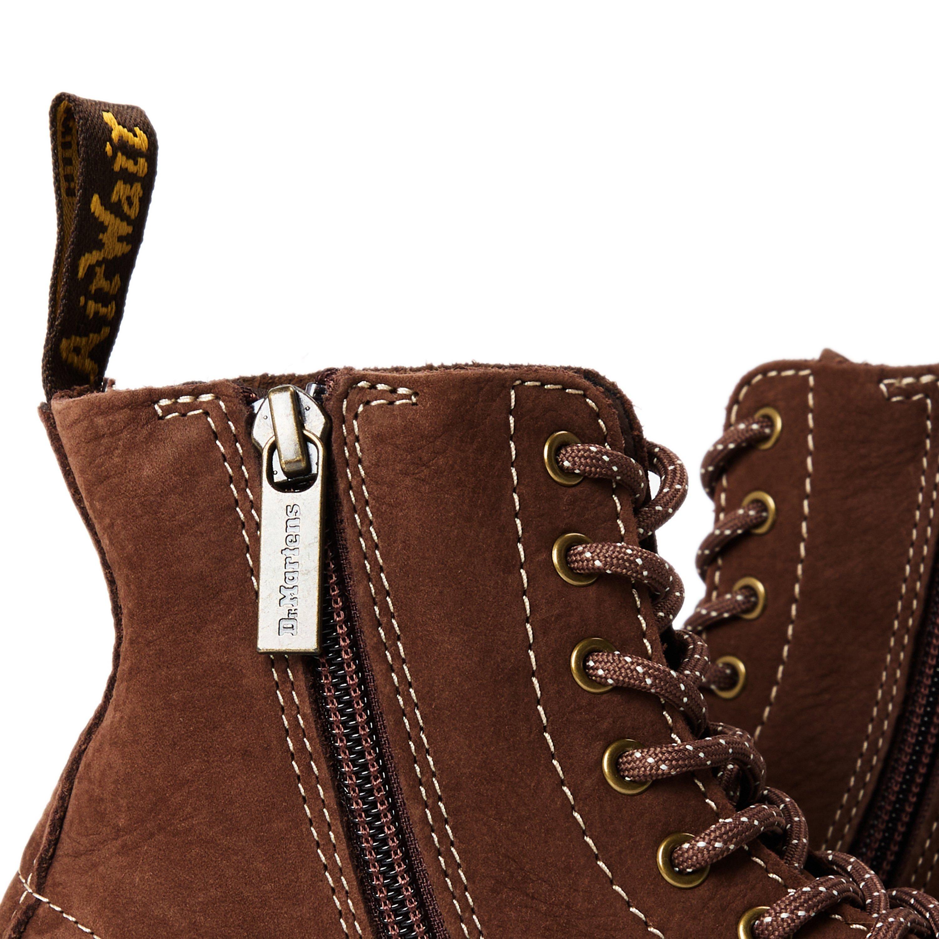 Brown Nubuck - Dr Martens - Kids' 1460 Chukka Boot - 3
