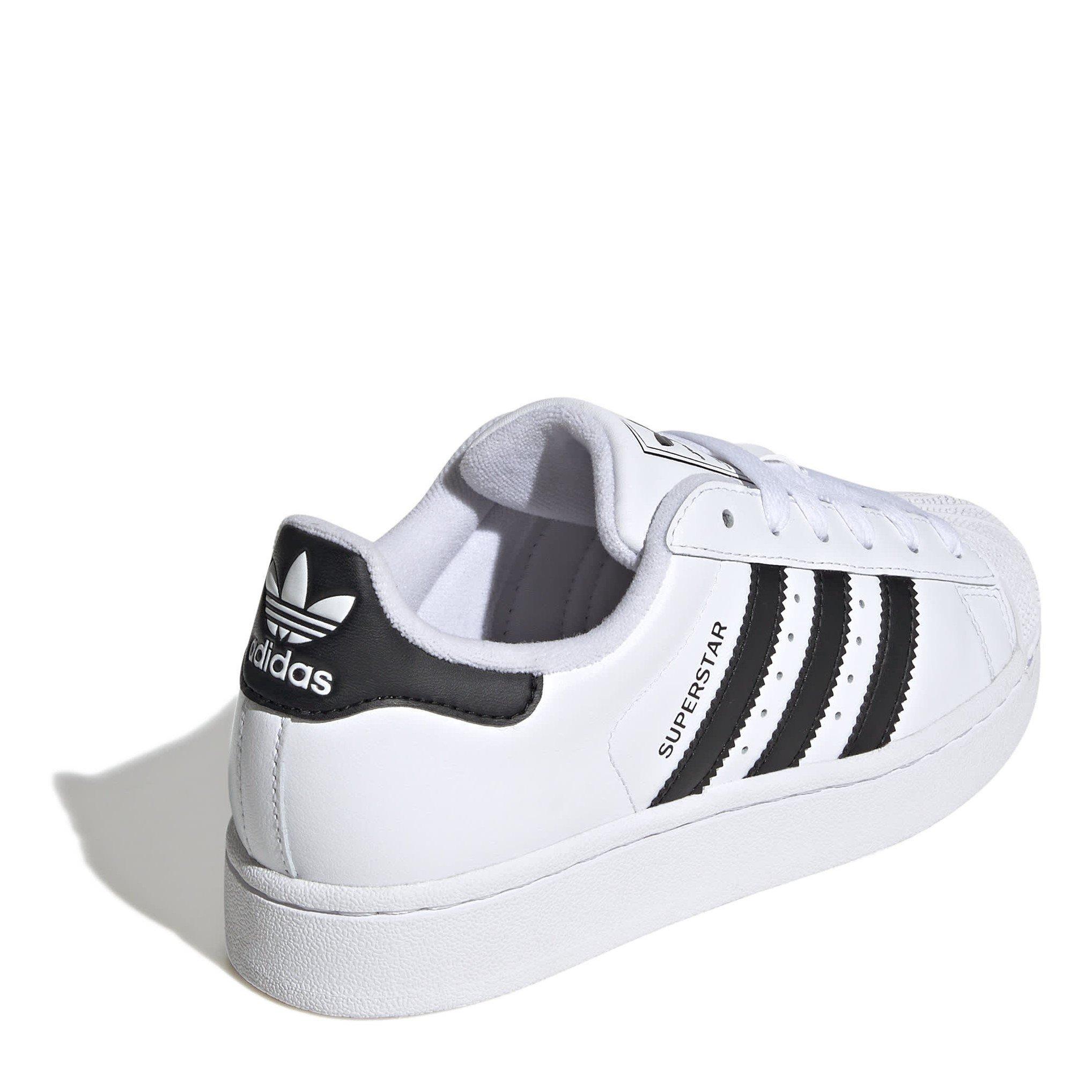 White/Black - adidas Originals - Unisex Kids Three-Stripes Cushioned Low-Top Trainers - 4