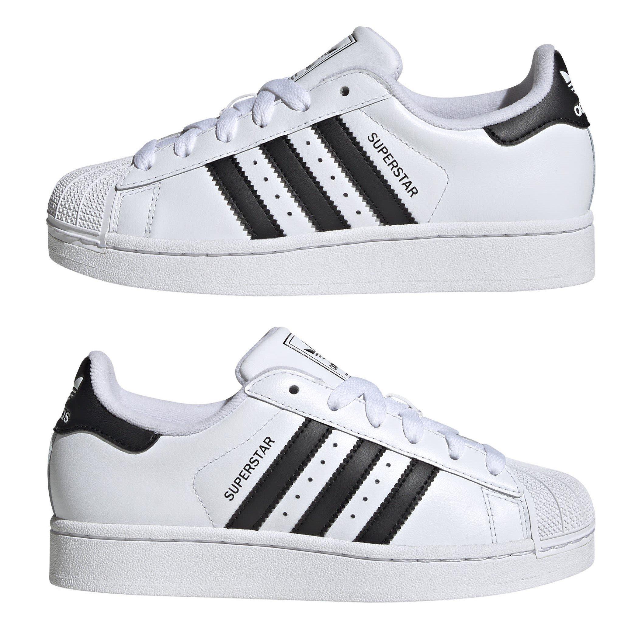 White/Black - adidas Originals - Unisex Kids Three-Stripes Cushioned Low-Top Trainers - 9