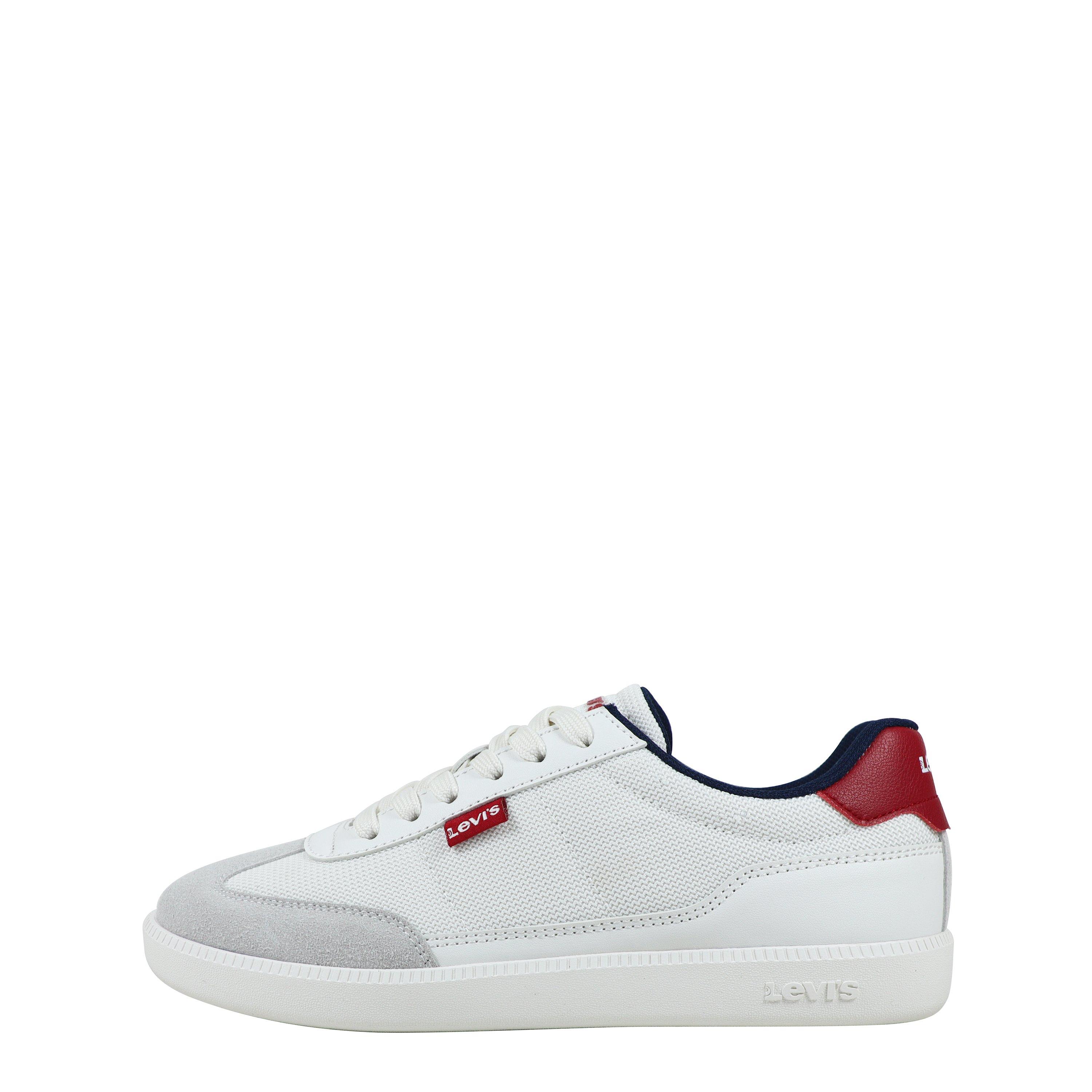 Wht/Red 3445 - Levis - Kids' Low-Top Trainers - 2