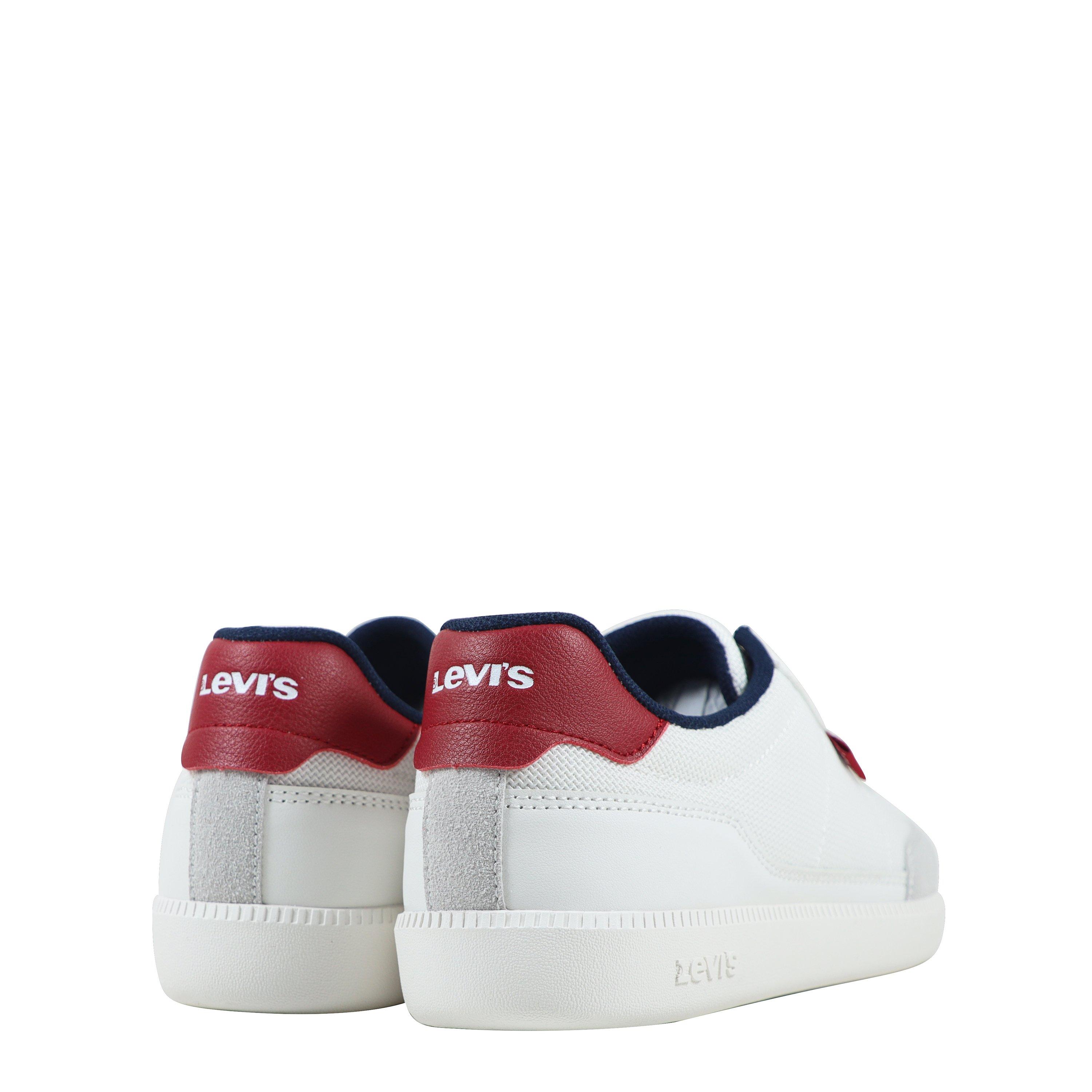 Wht/Red 3445 - Levis - Kids' Low-Top Trainers - 4
