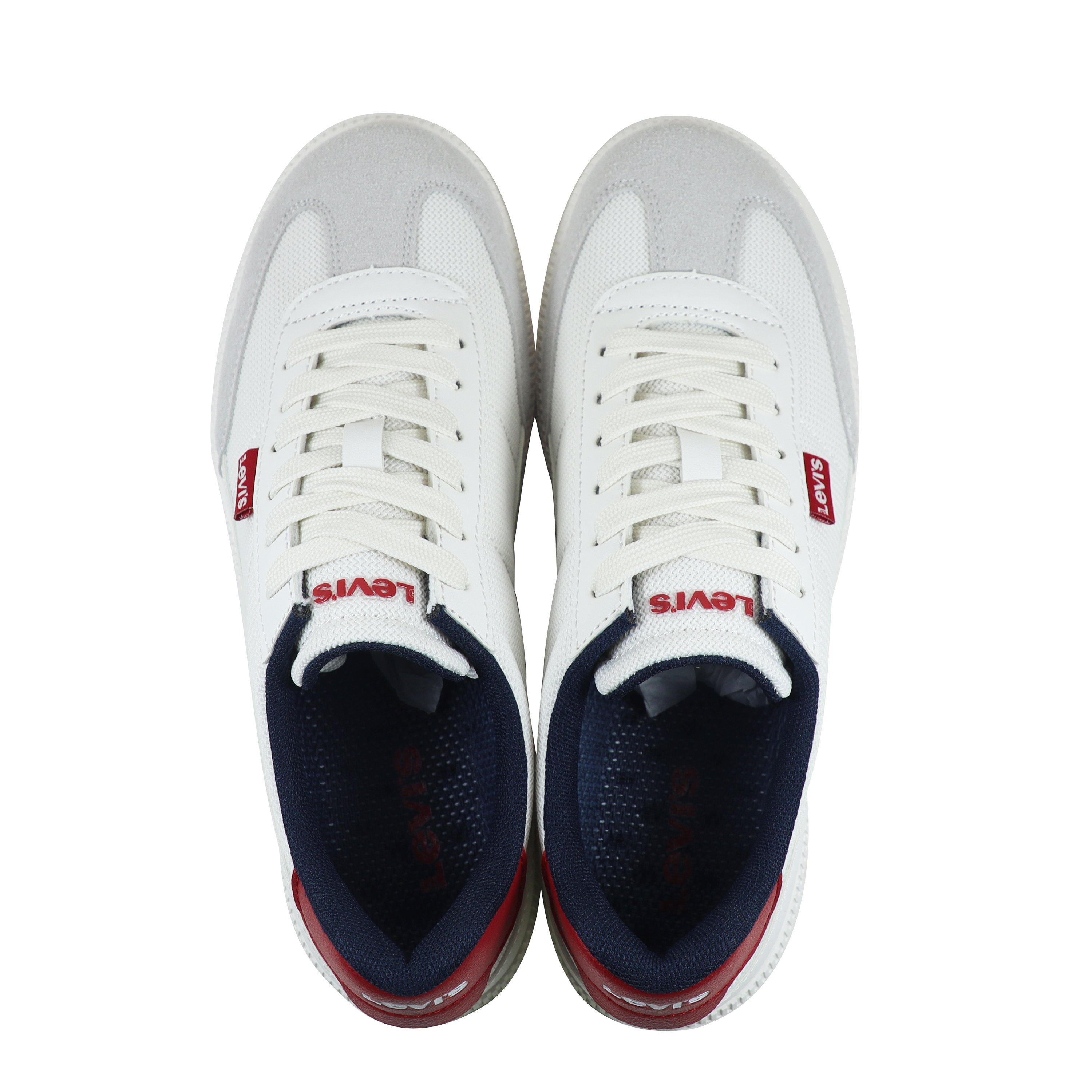 Wht/Red 3445 - Levis - Kids' Low-Top Trainers - 5