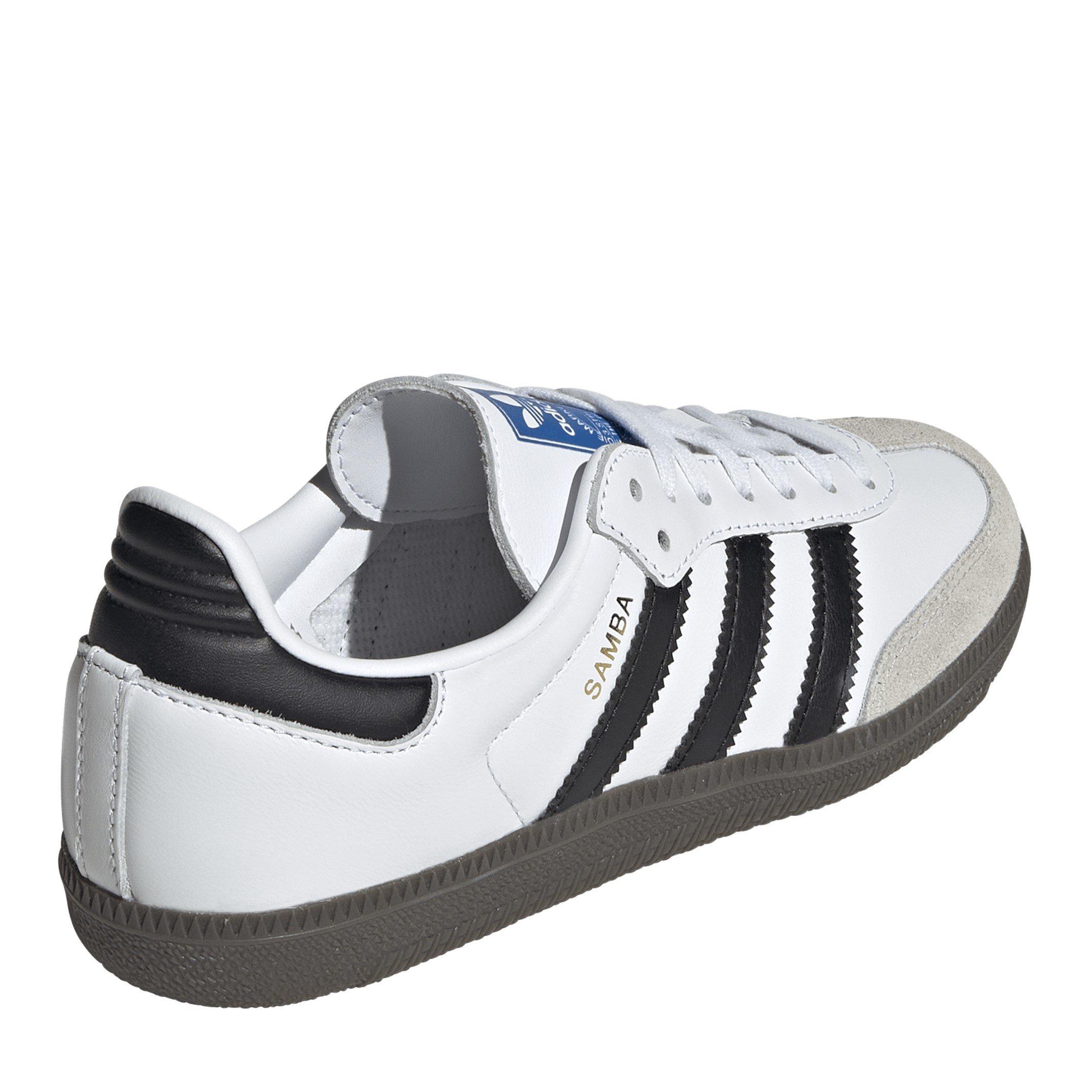 White/Black - adidas Originals - adidas Samba Trainers Juniors - 4
