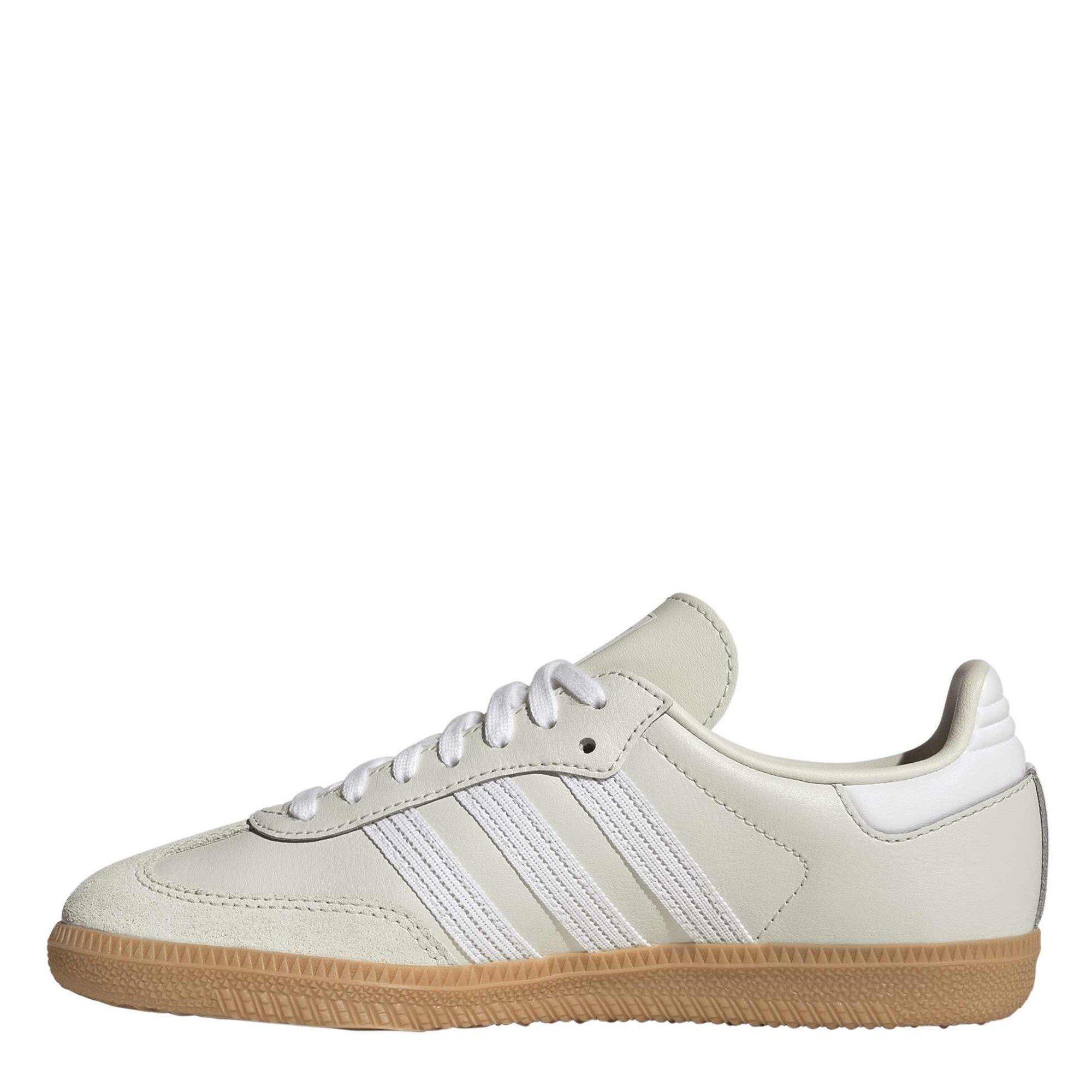 Grey/White - adidas Originals - adidas Samba Trainers Juniors - 2