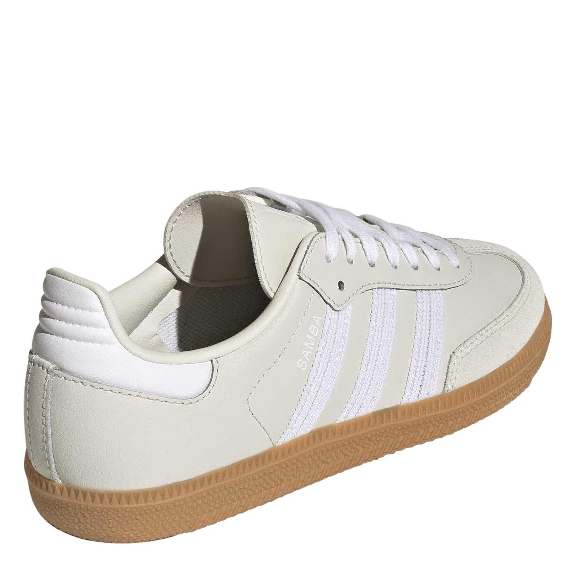 Grey/White - adidas Originals - adidas Samba Trainers Juniors - 4