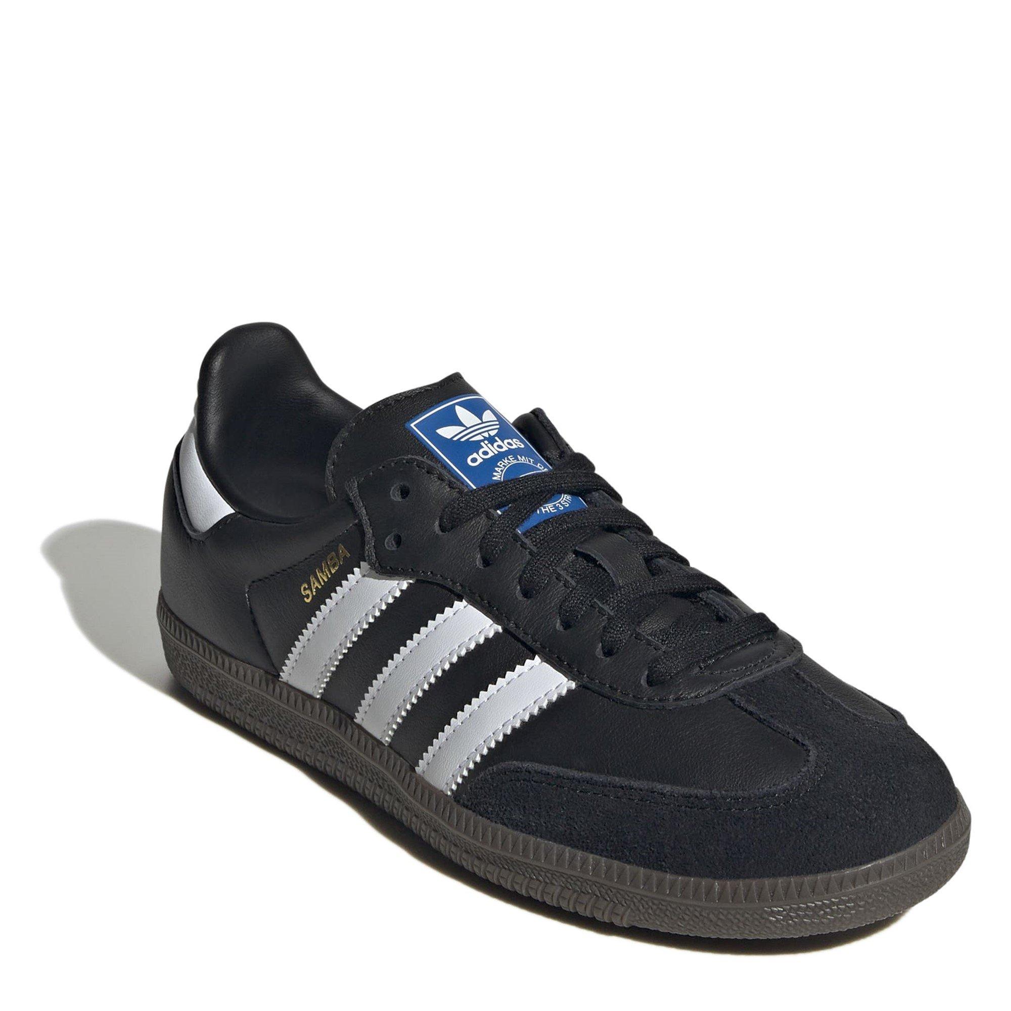 Black/White - adidas Originals - adidas Samba Trainers Juniors - 3