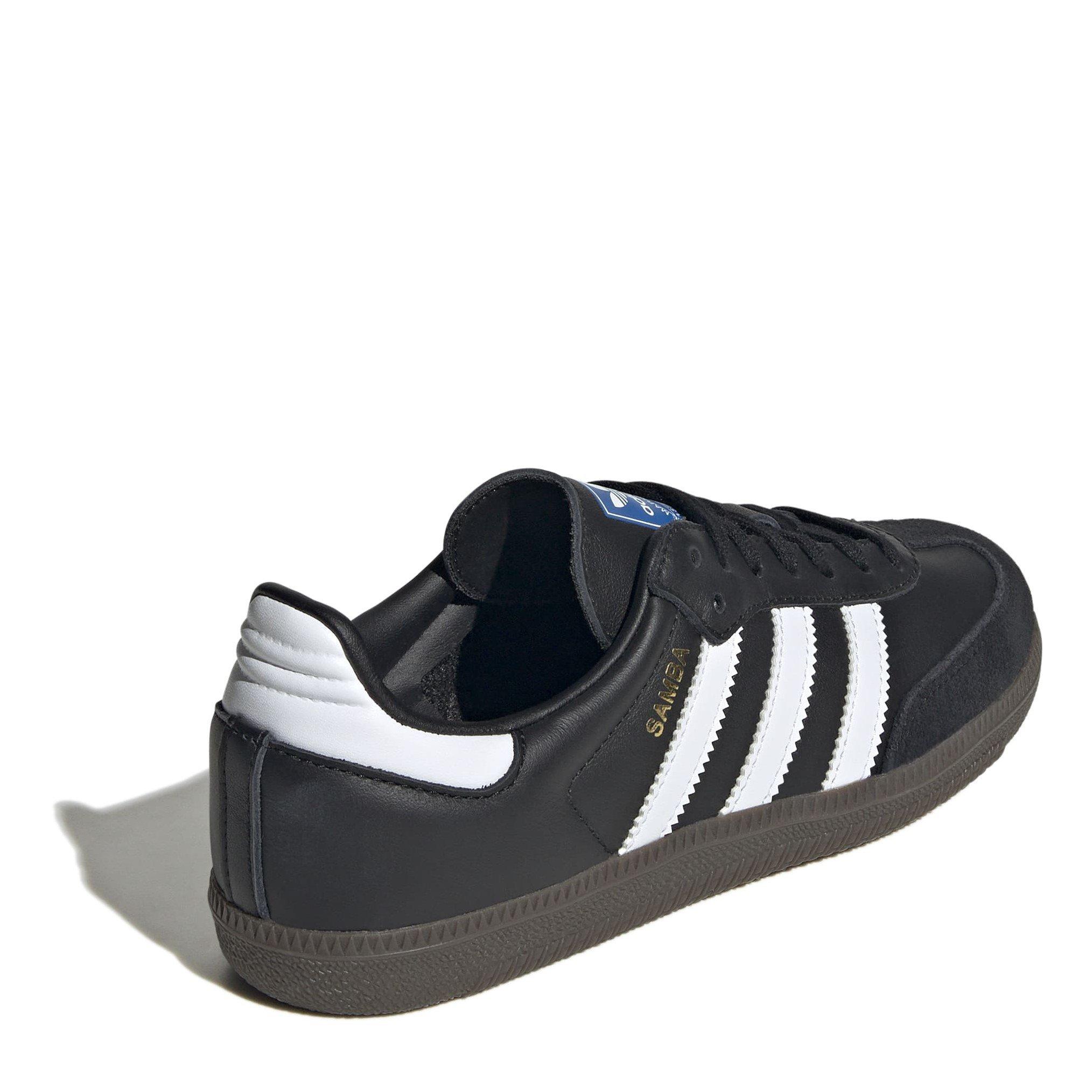 Black/White - adidas Originals - adidas Samba Trainers Juniors - 4
