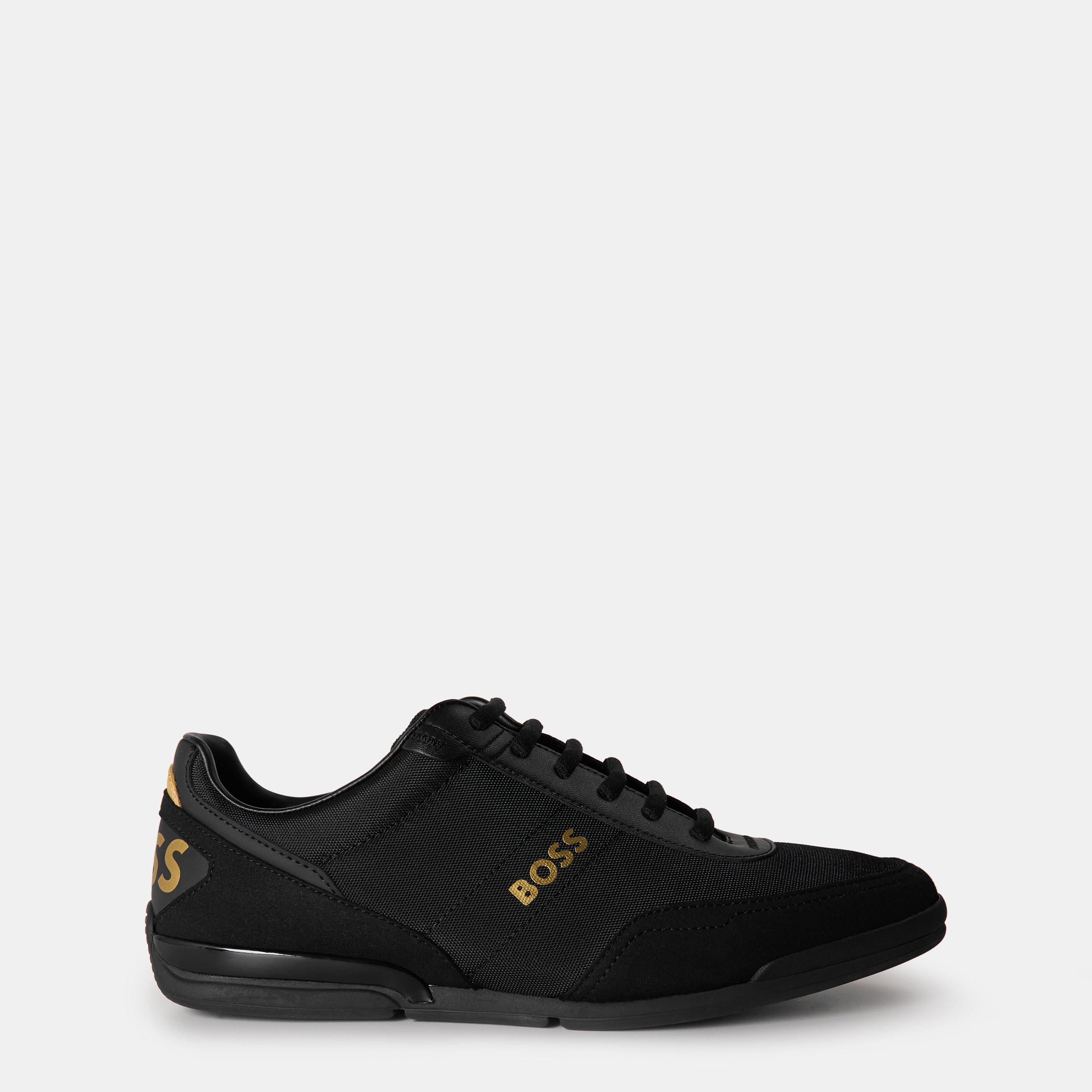 Boss Boys Kids' Saturn Low-Top Trainers - Black/Gold 007 - 5 (39)