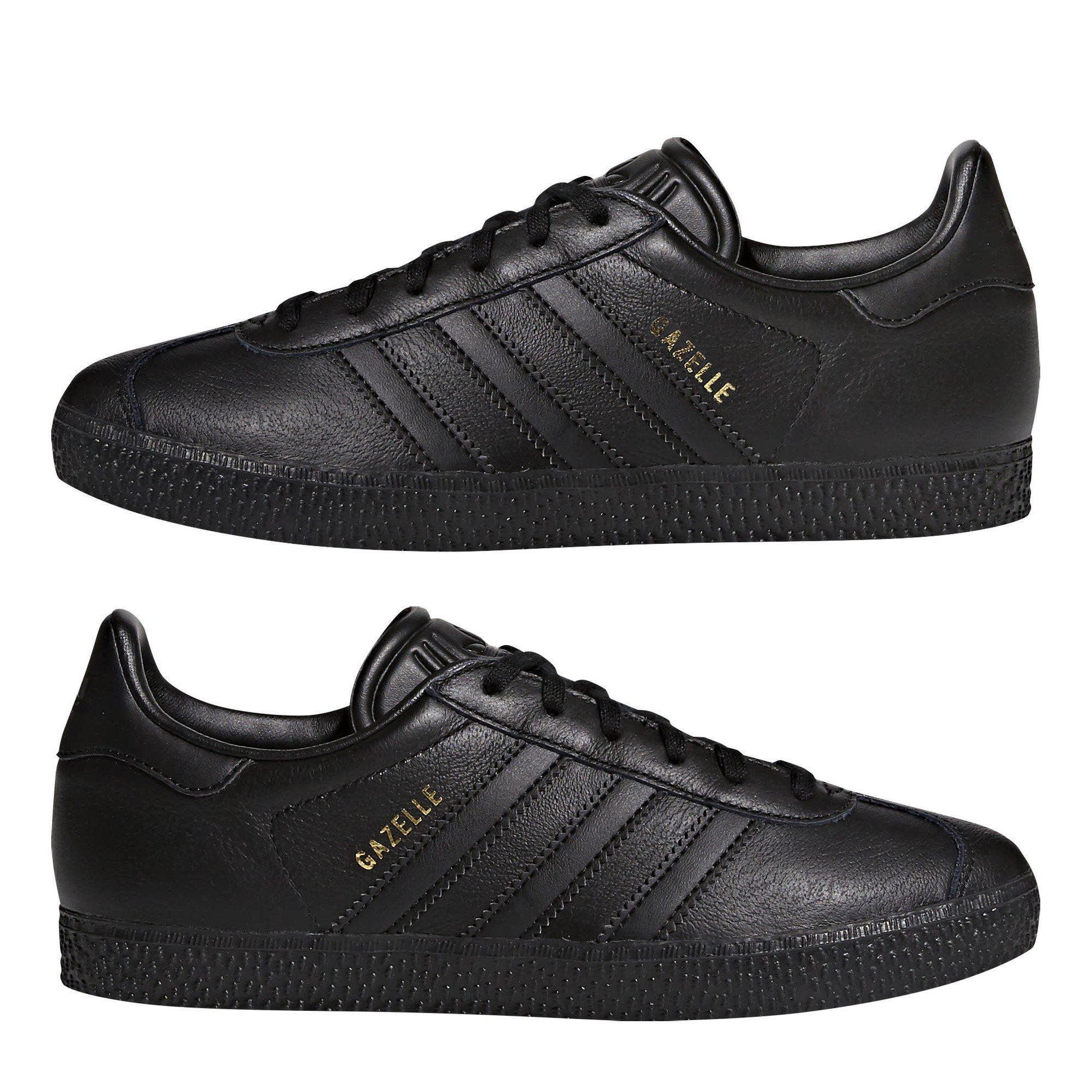 Black/Black - adidas Originals - Gazelle Juniors - 12