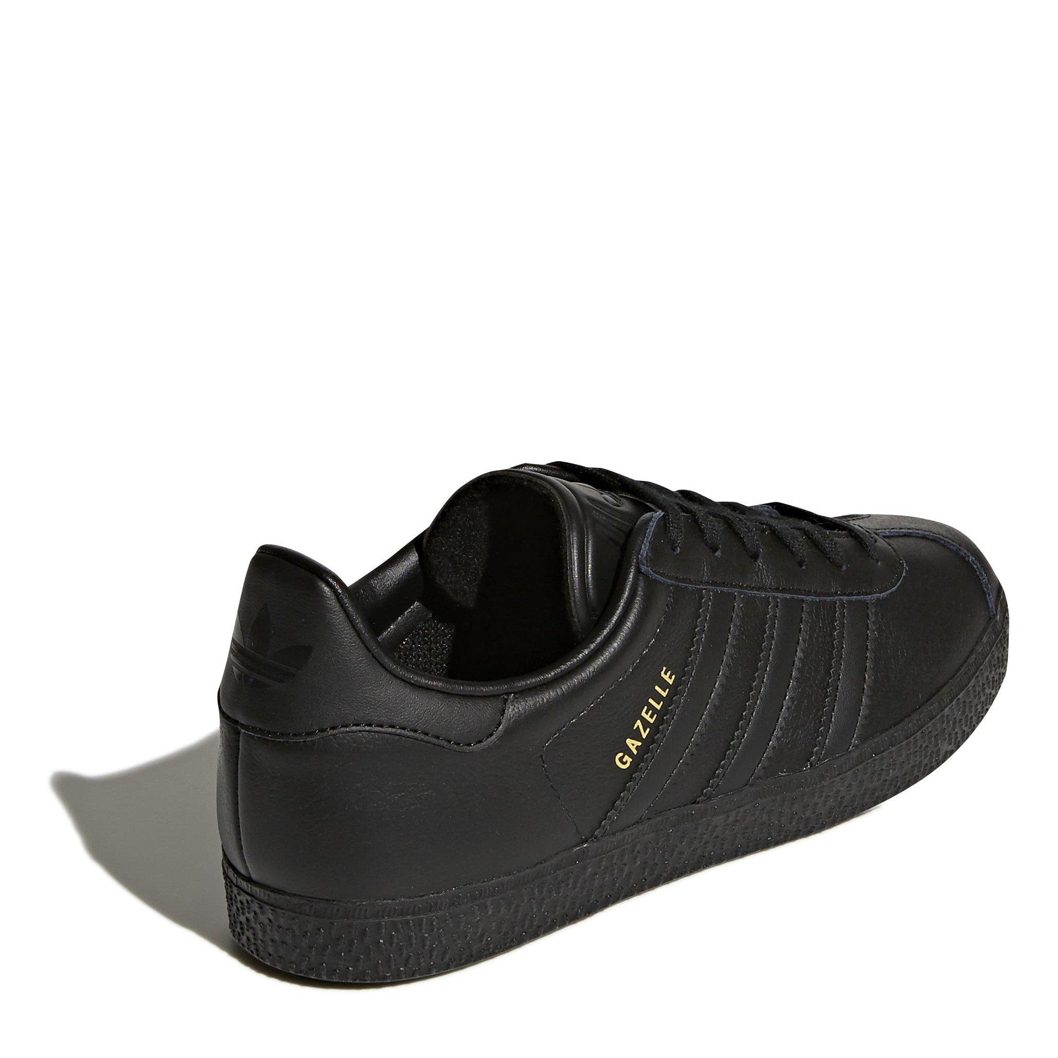 Black/Black - adidas Originals - Gazelle Juniors - 4