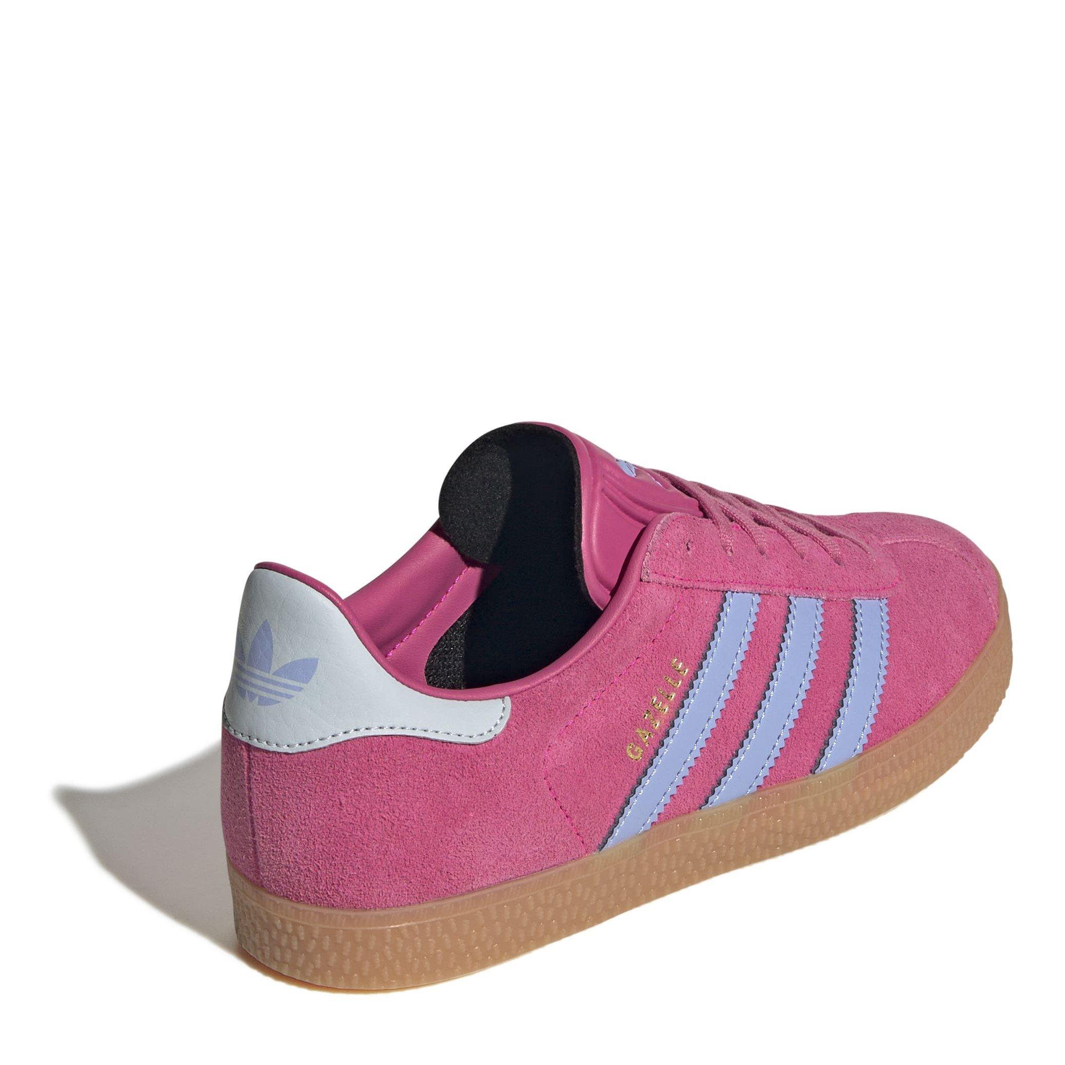 Pink/Blue Spark - adidas Originals - Adidas Gazelle Juniors - 4