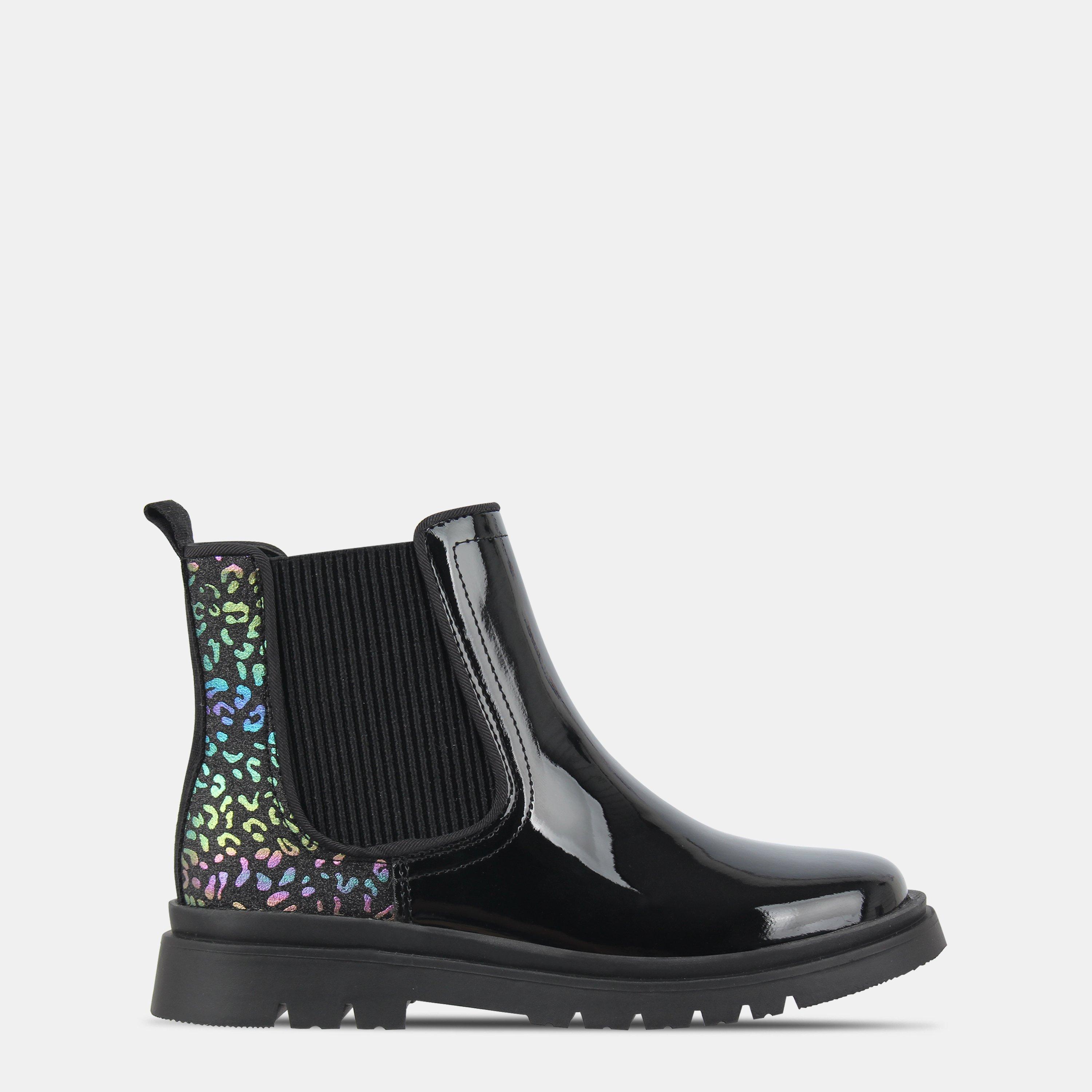 Miso Girls Chelsea Boots Childrens Leopard - C12 (30.5)