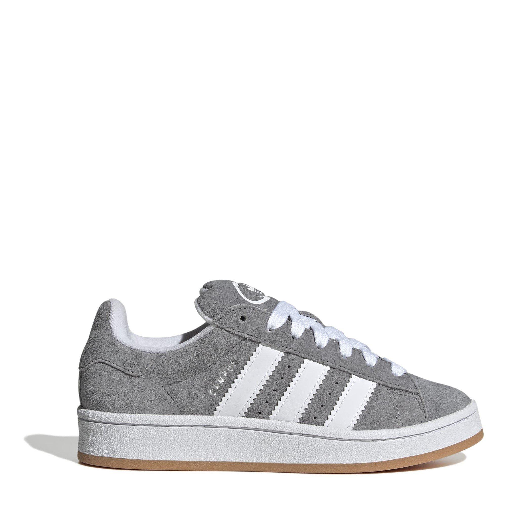 Grey/White - adidas Originals - Campus 00s Trainers Juniors - 1