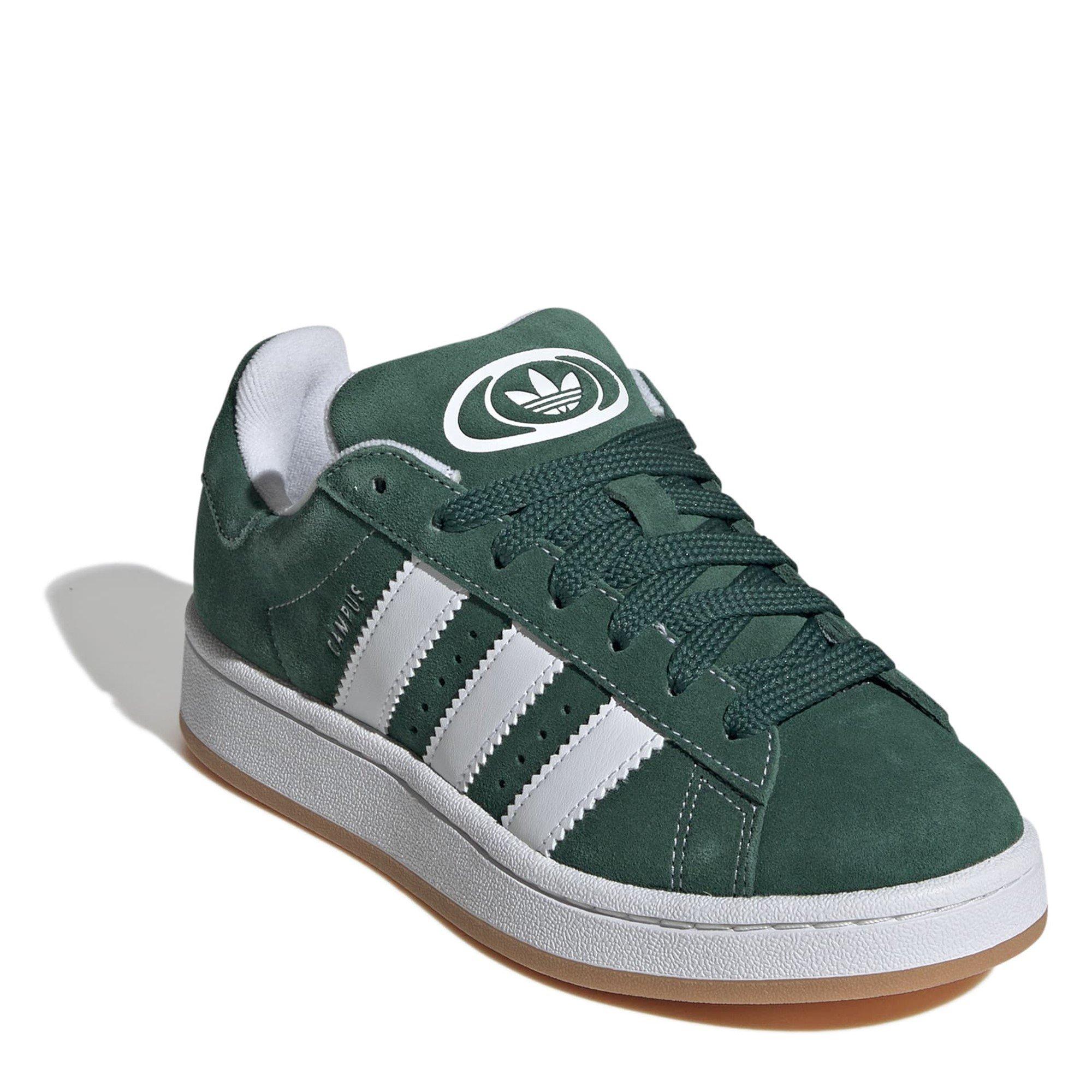 Green/White - adidas Originals - Campus 00s Trainers Juniors - 3