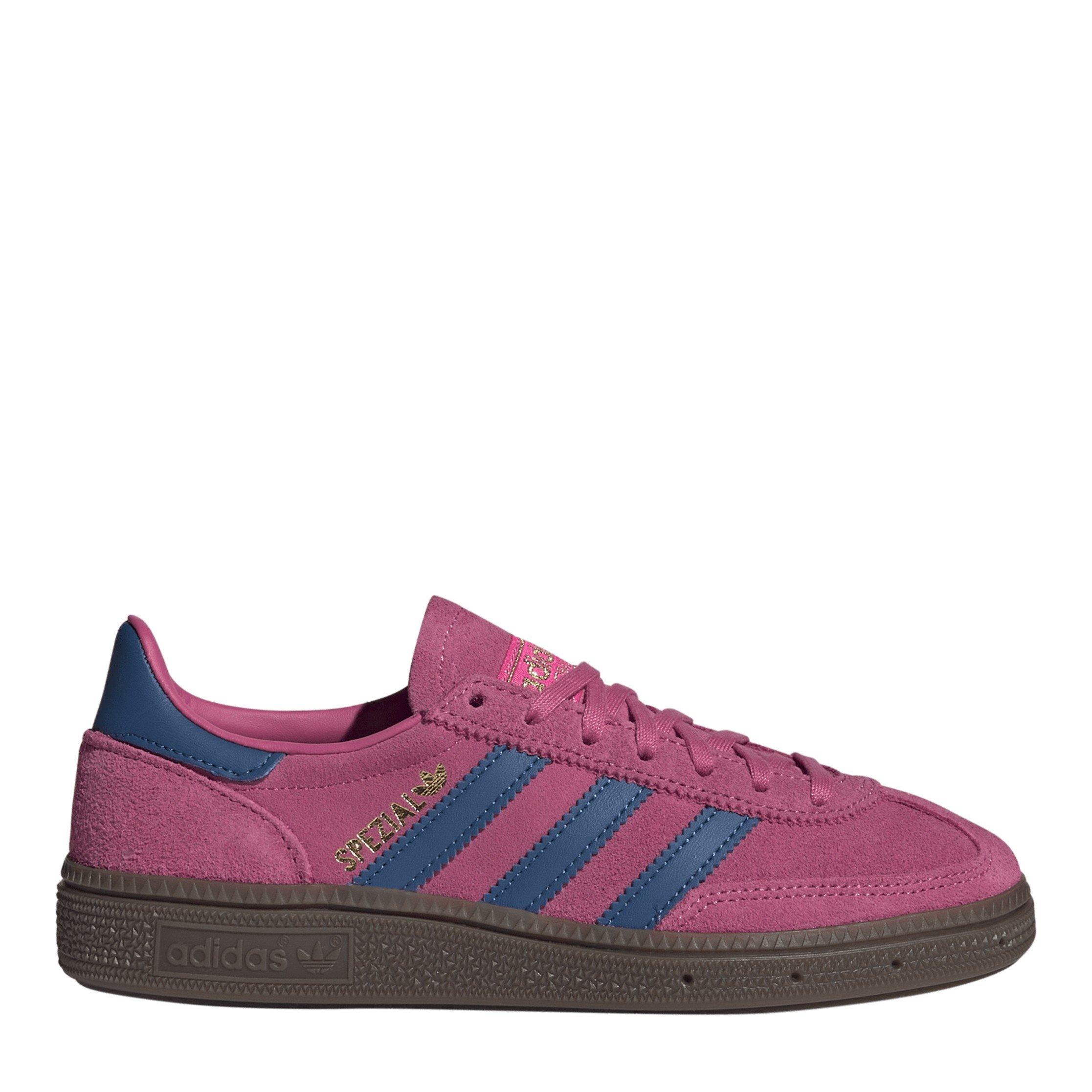 adidas Originals Junior Handball Spezial Shoes - Shock Pink/Blue - Size 3 (35.5)