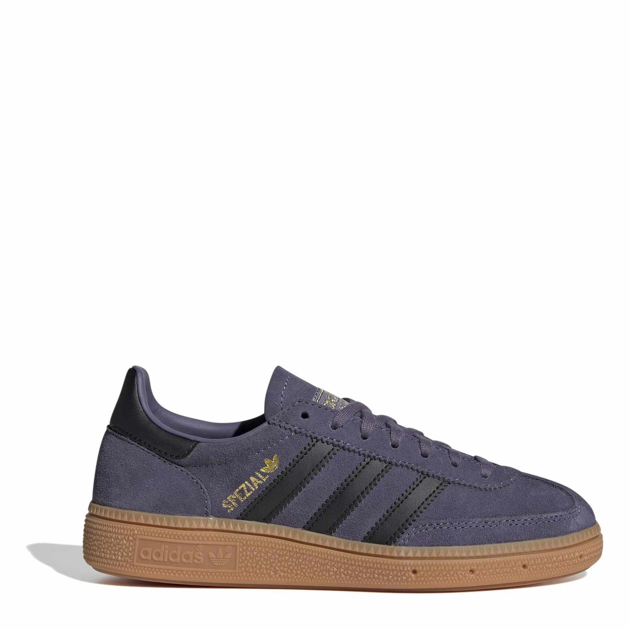 adidas Originals Junior Handball Spezial Shoes - Violet/Black - Size 4 (36.7)