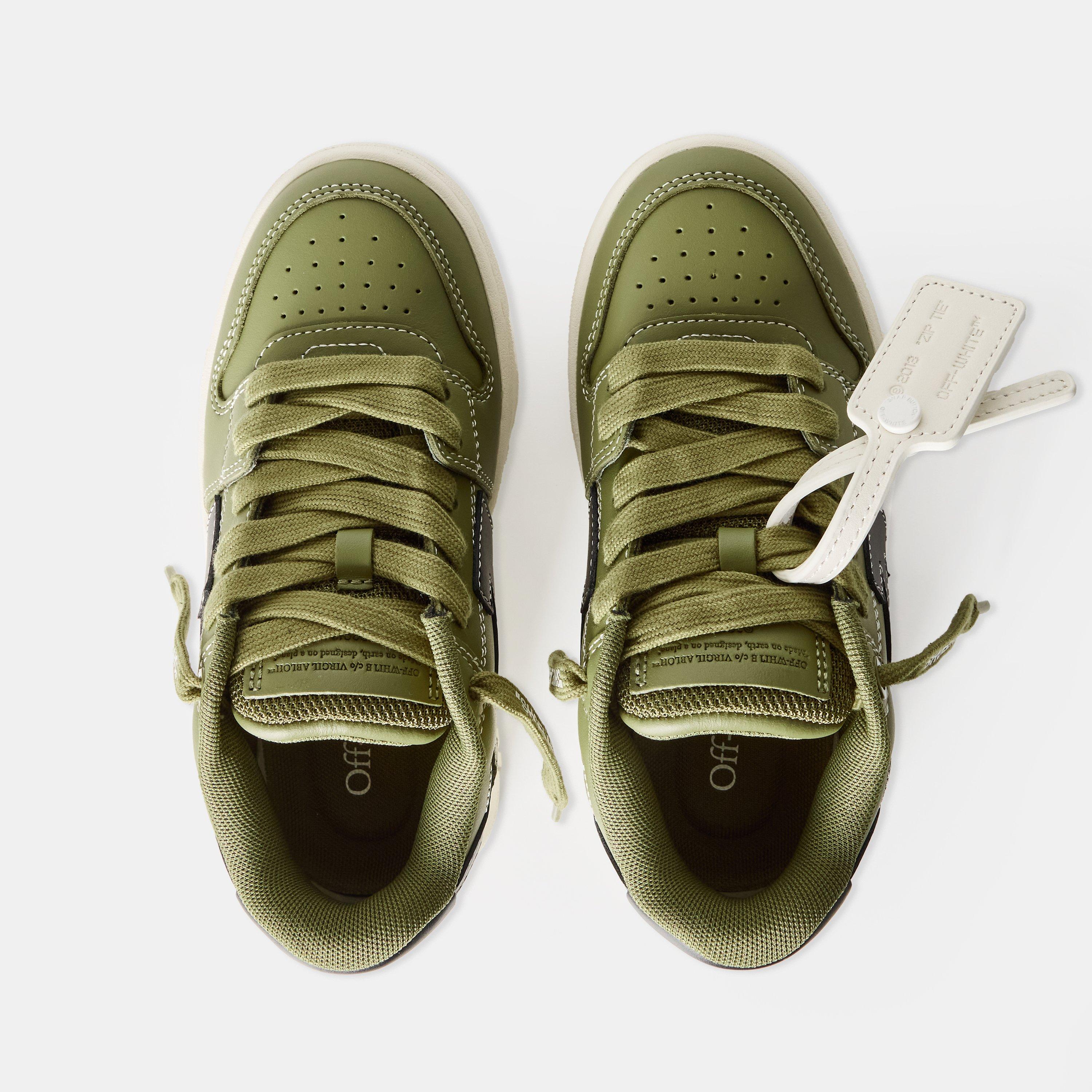 Green/Black - Off White - Kids OOO Signature Arrows Trainers - 4