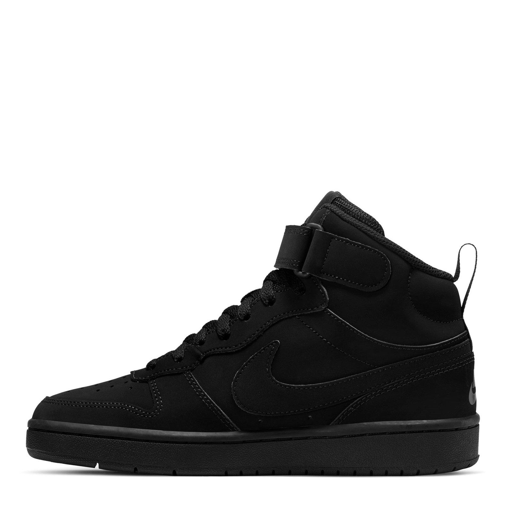 Triplo Nero - Nike - Court Borough Mid 2 Big Kids' Shoe - 2