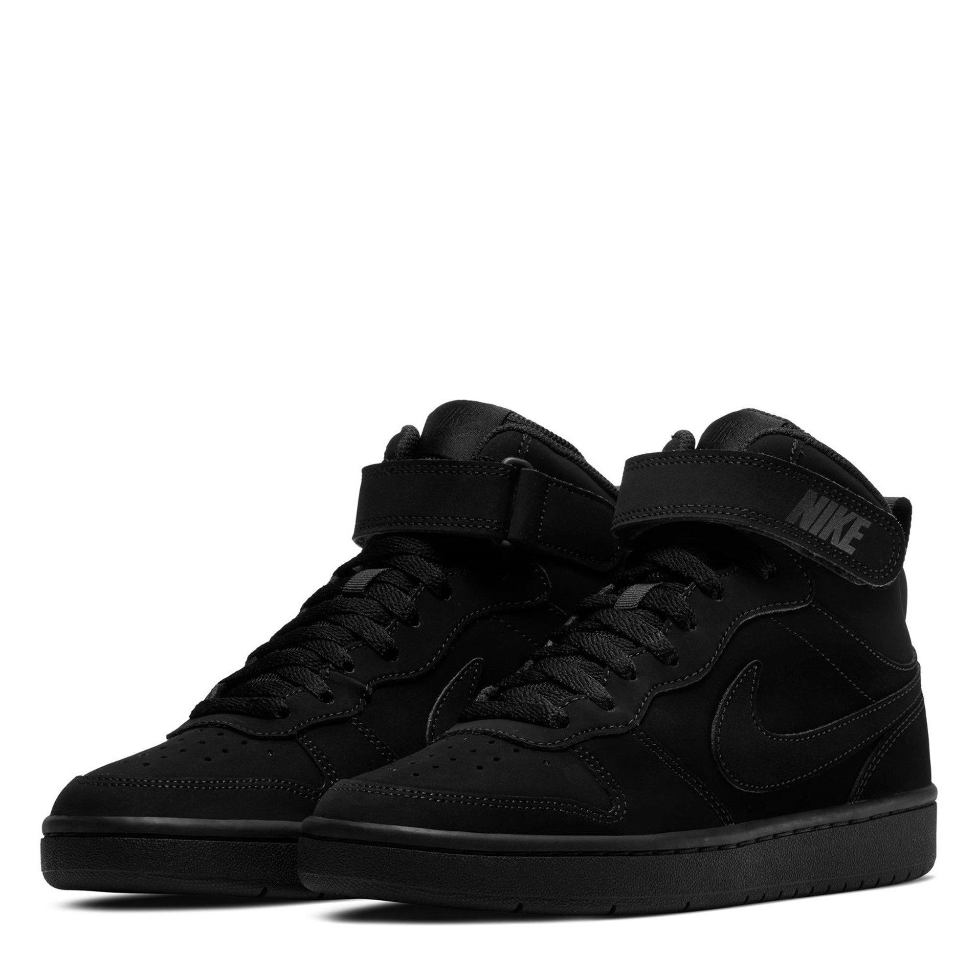 Triplo Nero - Nike - Court Borough Mid 2 Big Kids' Shoe - 3