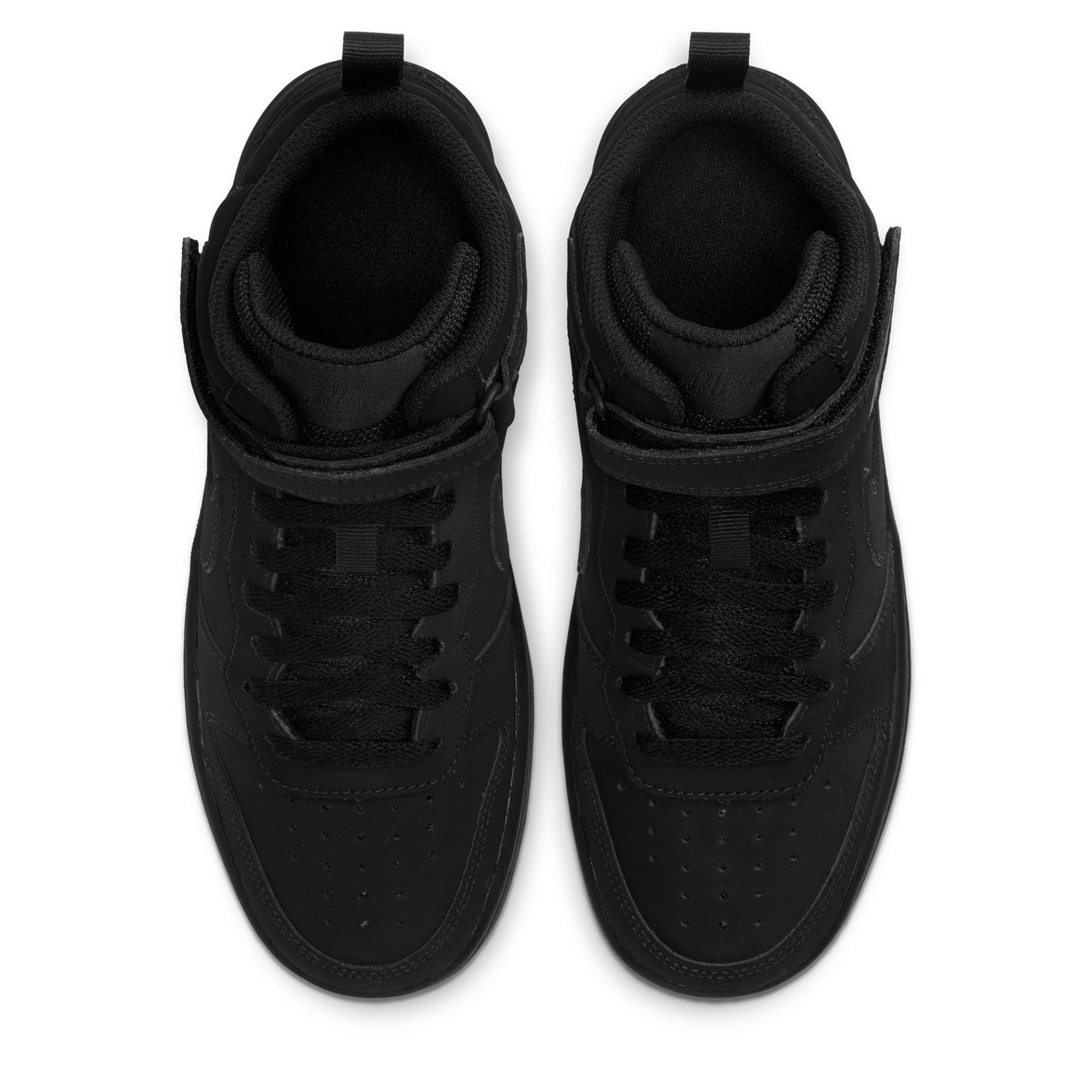 Triplo Nero - Nike - Court Borough Mid 2 Big Kids' Shoe - 5