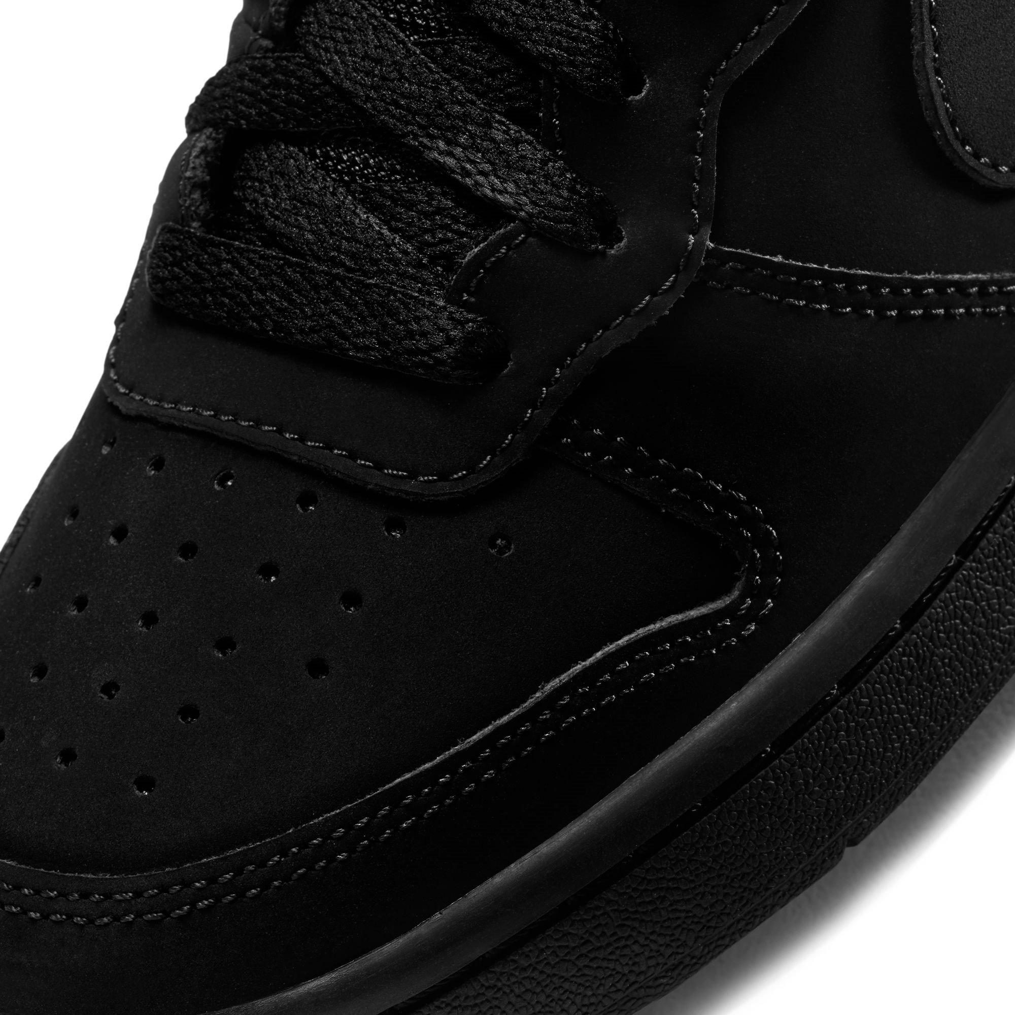 Triplo Nero - Nike - Court Borough Mid 2 Big Kids' Shoe - 7