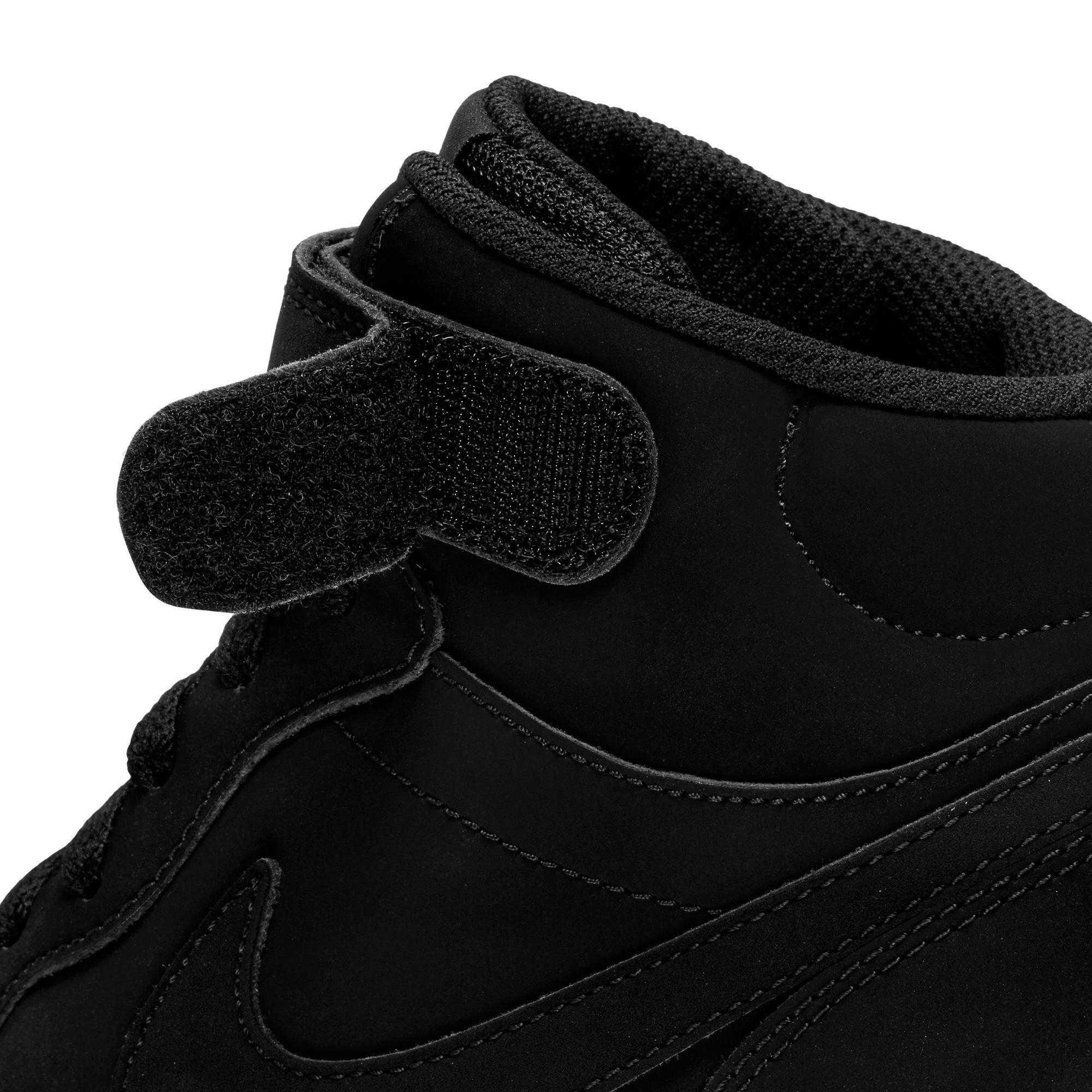 Triplo Nero - Nike - Court Borough Mid 2 Big Kids' Shoe - 9