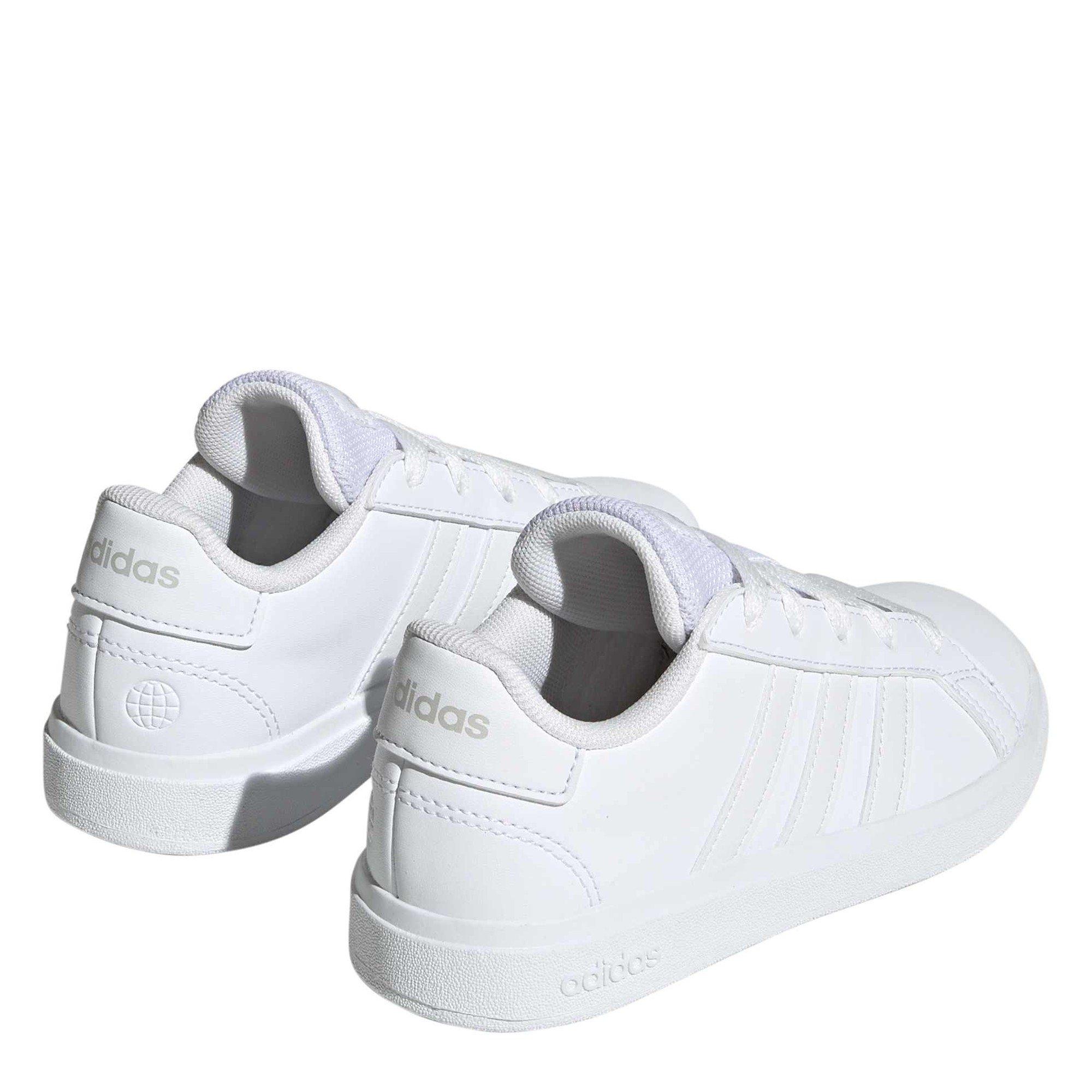 White/Grey - adidas - adidas Grand Court 2.0 K - 4