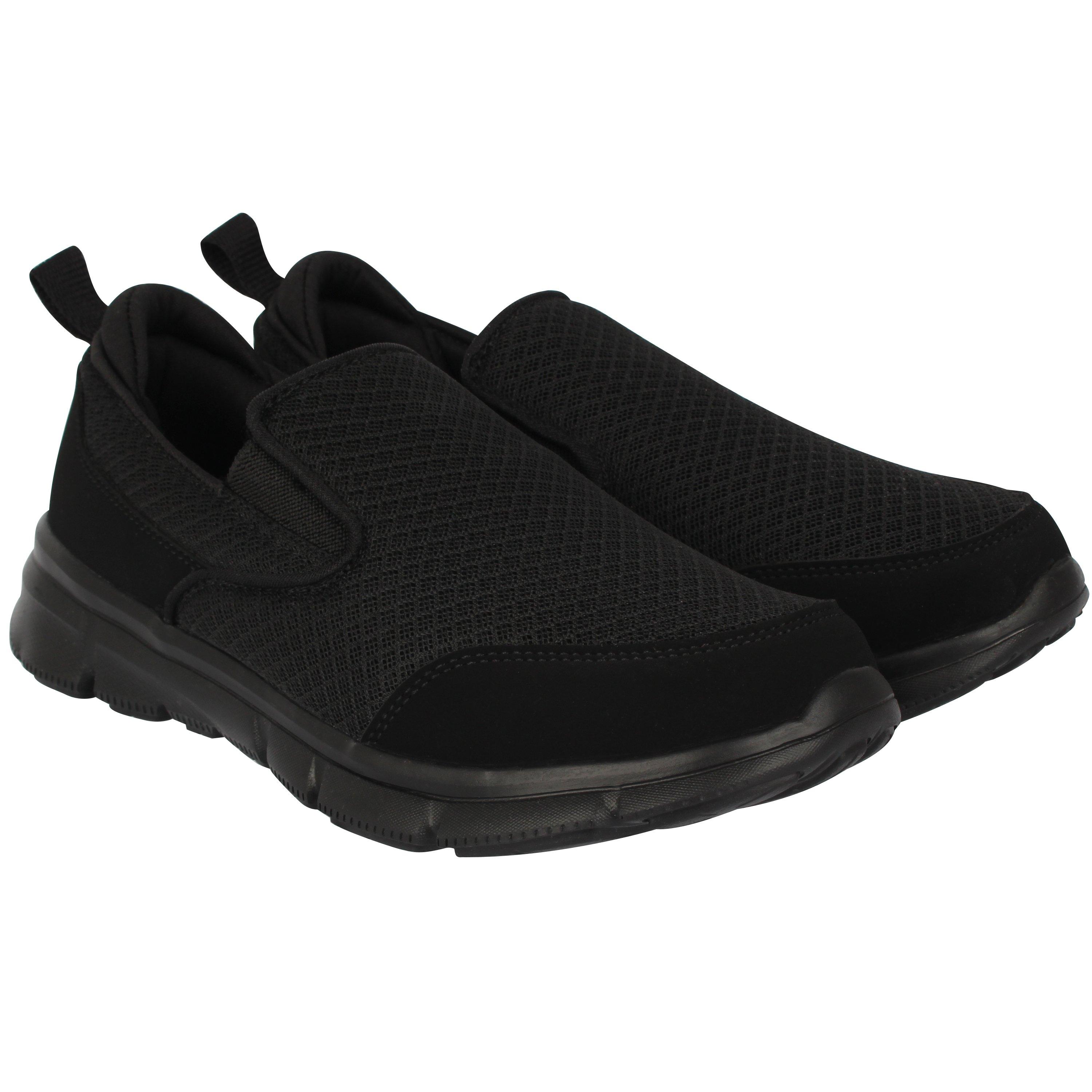 Zwart/Zwart - Slazenger - Zeal Slip On Trainers Juniors Boys - 5