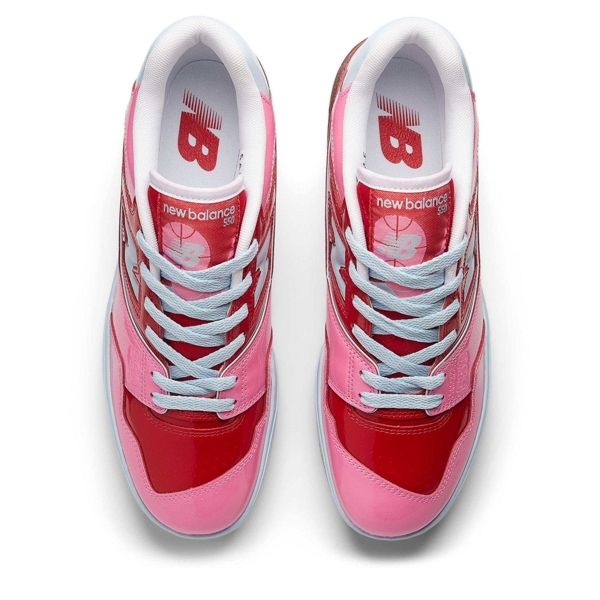 Team Red (985) - New Balance - Kids' NB 550 Low-Top Trainers - 3