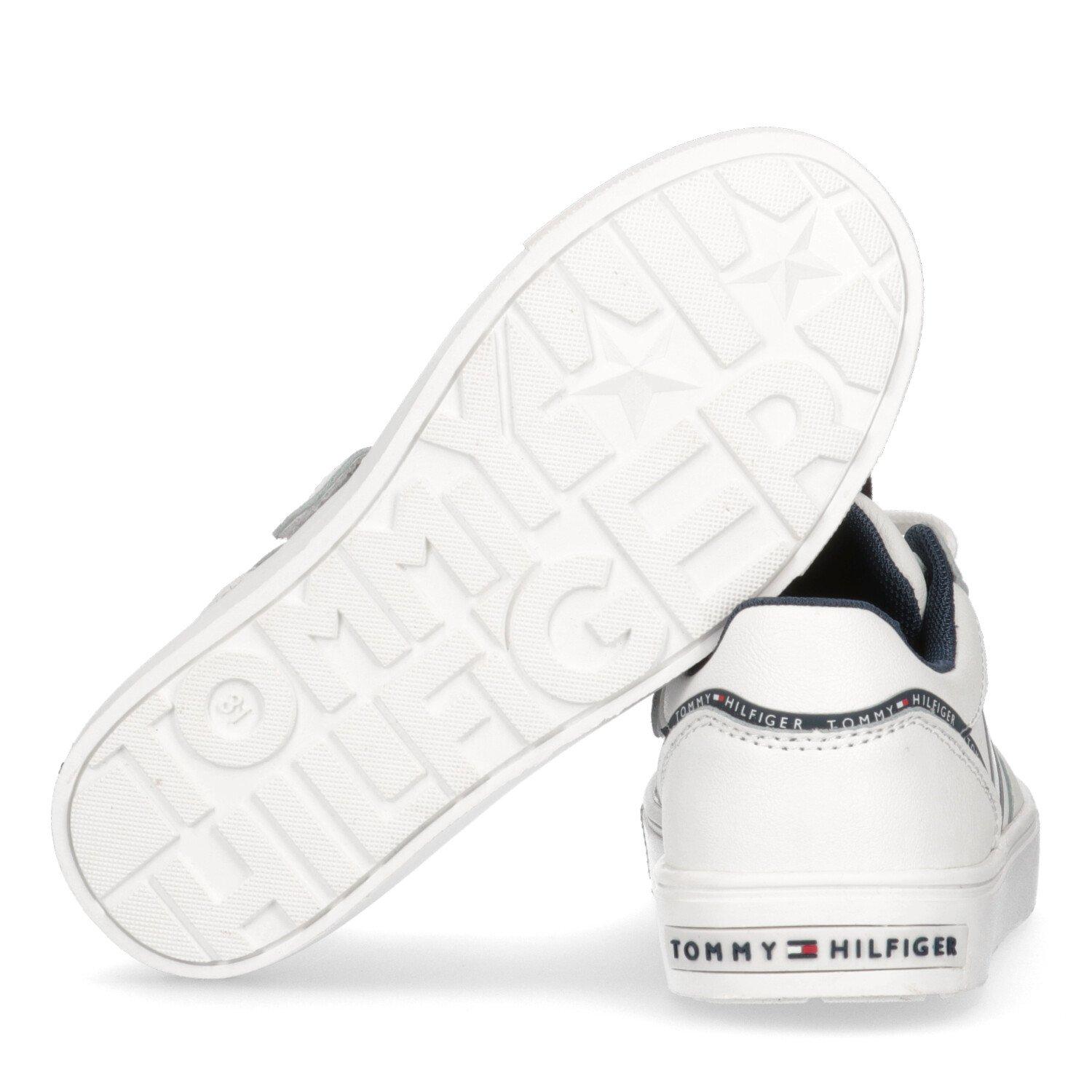 Wit 100 - Tommy Hilfiger - Logo Flag Trainer Junior - 4