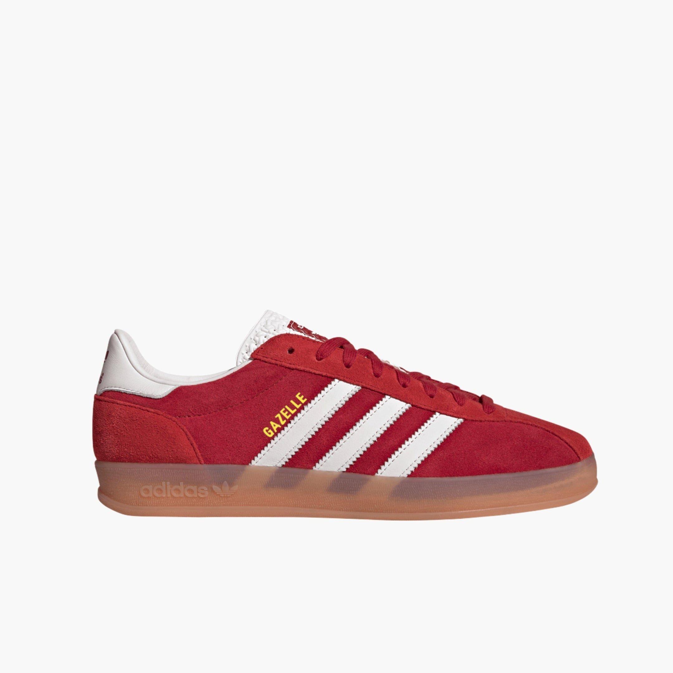 Team Vic Red - adidas Originals - Kids' Gazelle Indoor Pro Low-Top Trainers - 1