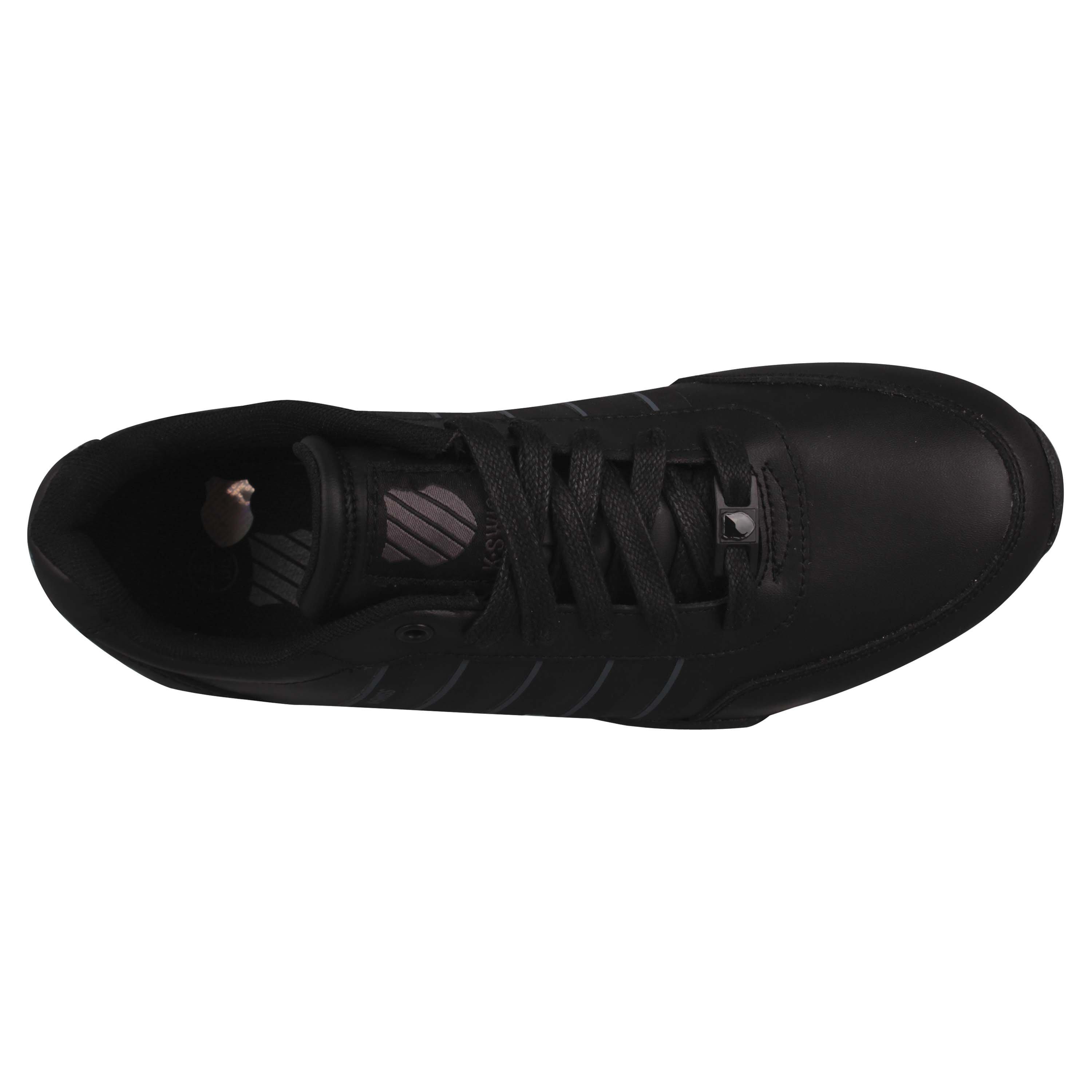 Black/Charcoal - K Swiss - Harvey Junior Trainers - 3