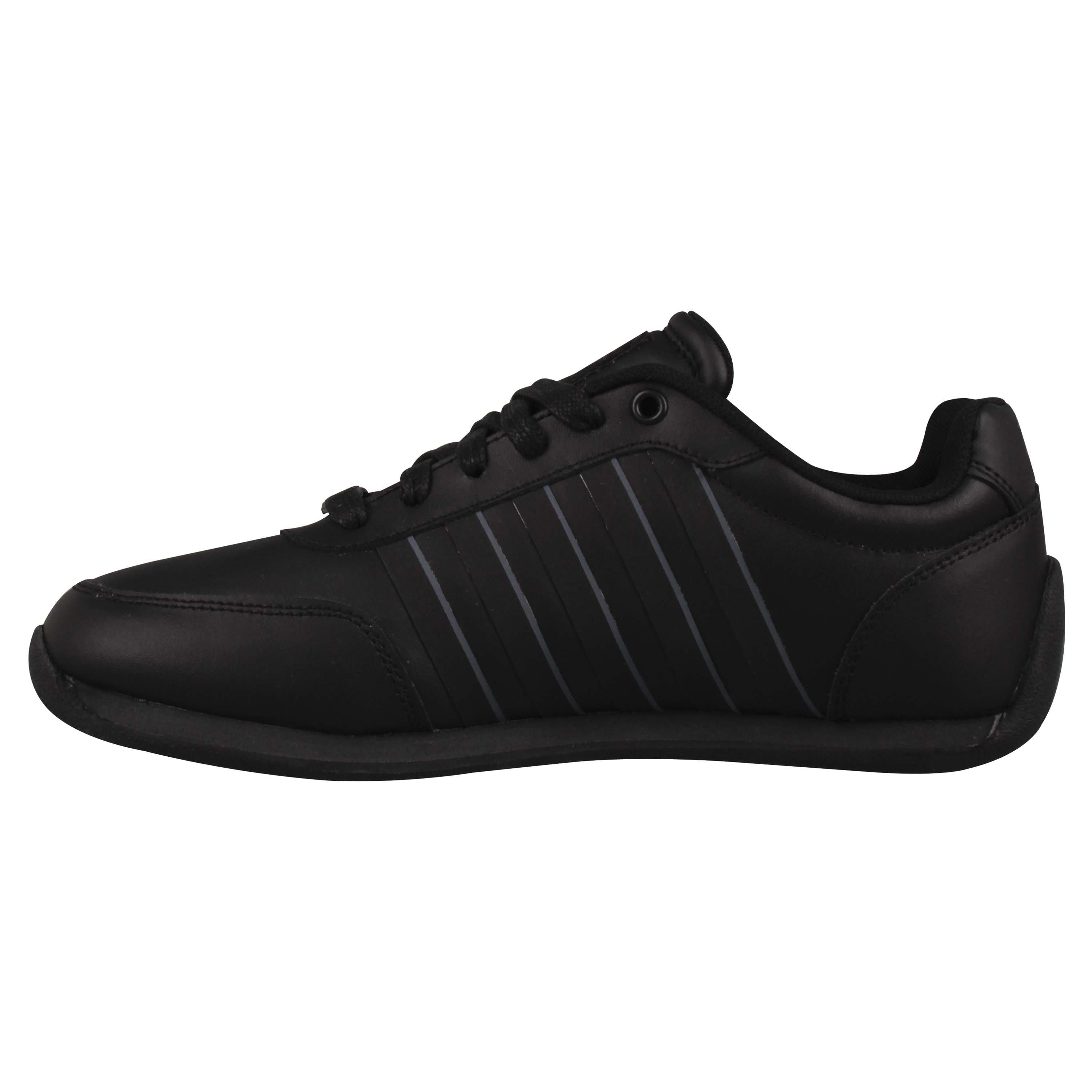 Black/Charcoal - K Swiss - Harvey Junior Trainers - 4